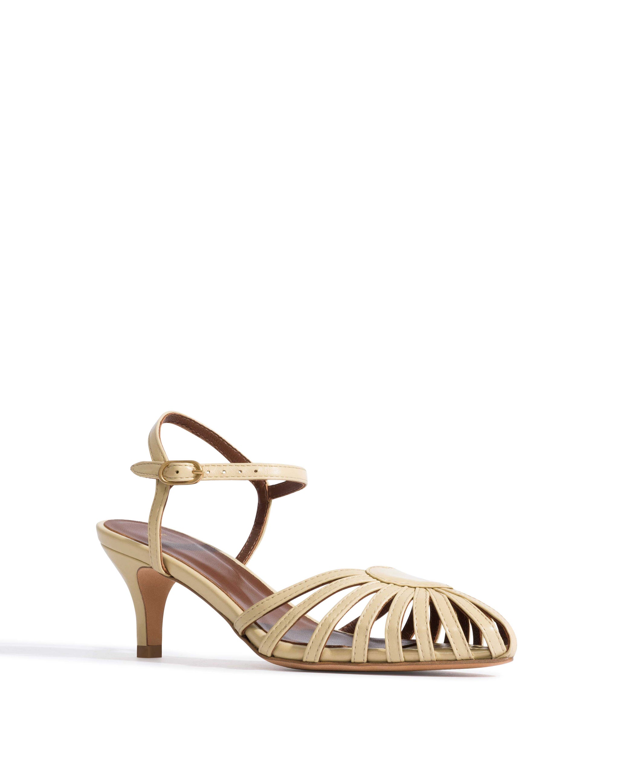 Keesha 55 Shiny lamb Butter yellow