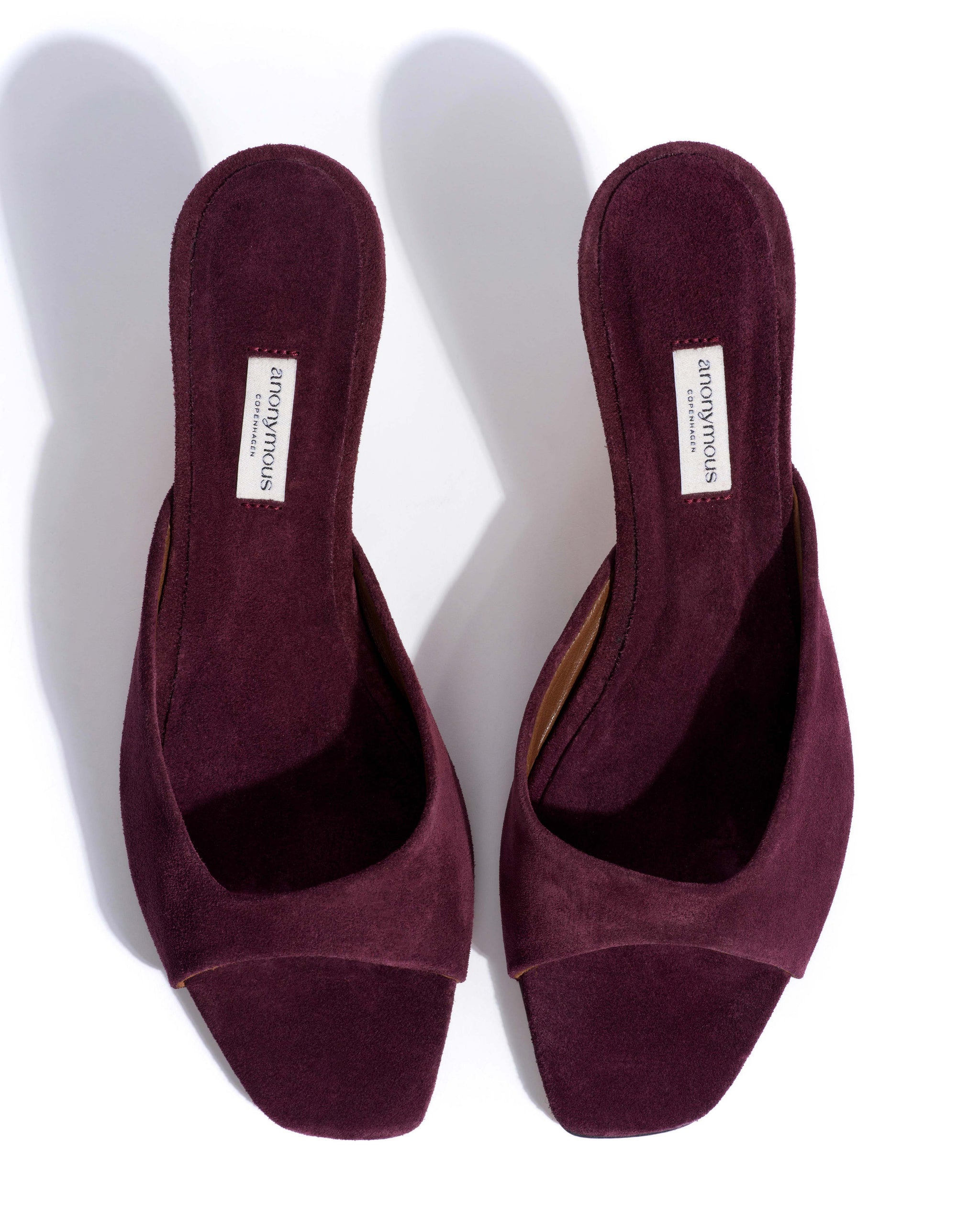 Mazy 55 Calf suede Fig purple - Anonymous Copenhagen Heels