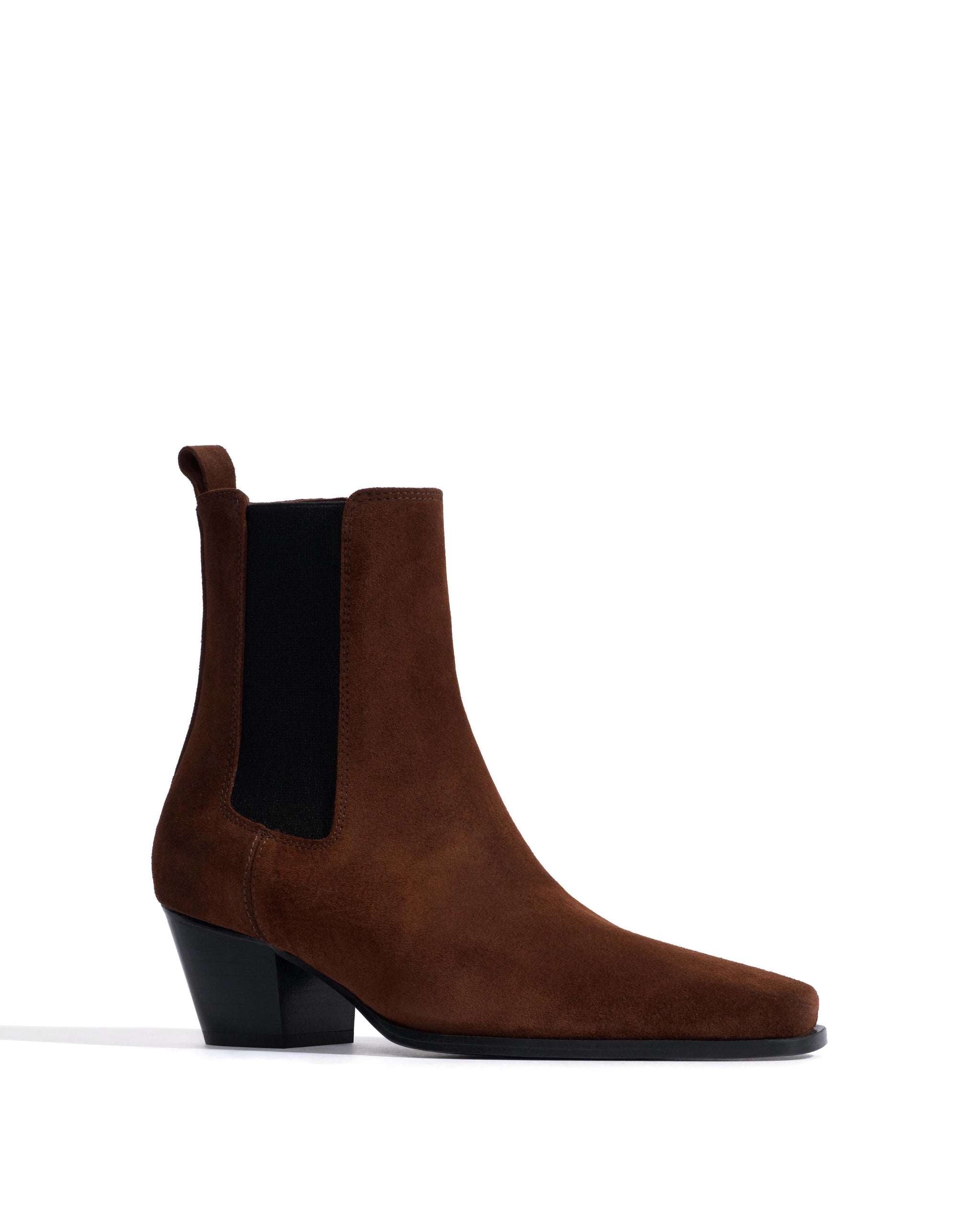 Edith 50 Calf suede Chocolate
