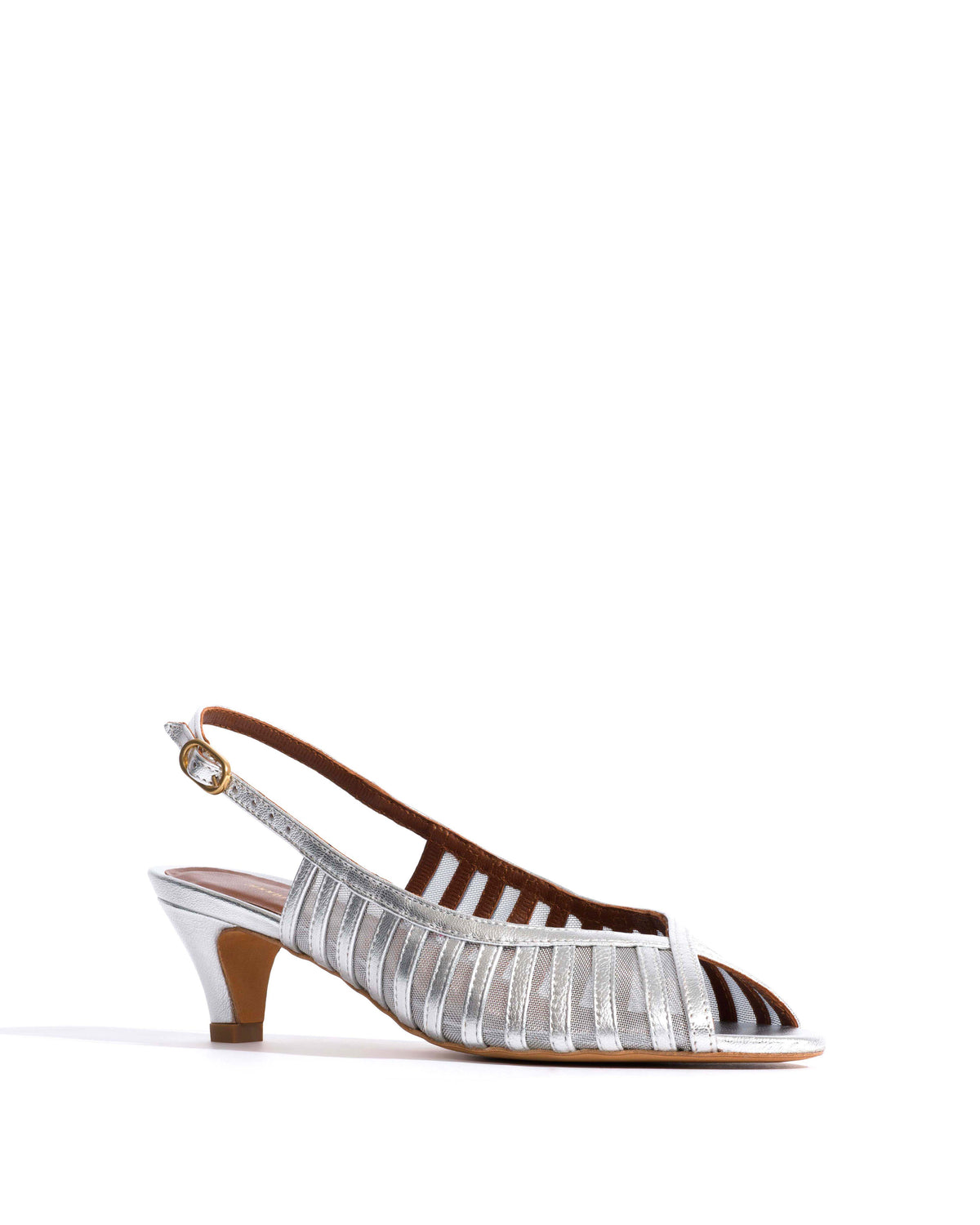 Carminho 40 mesh Metallic goat & mesh Silver