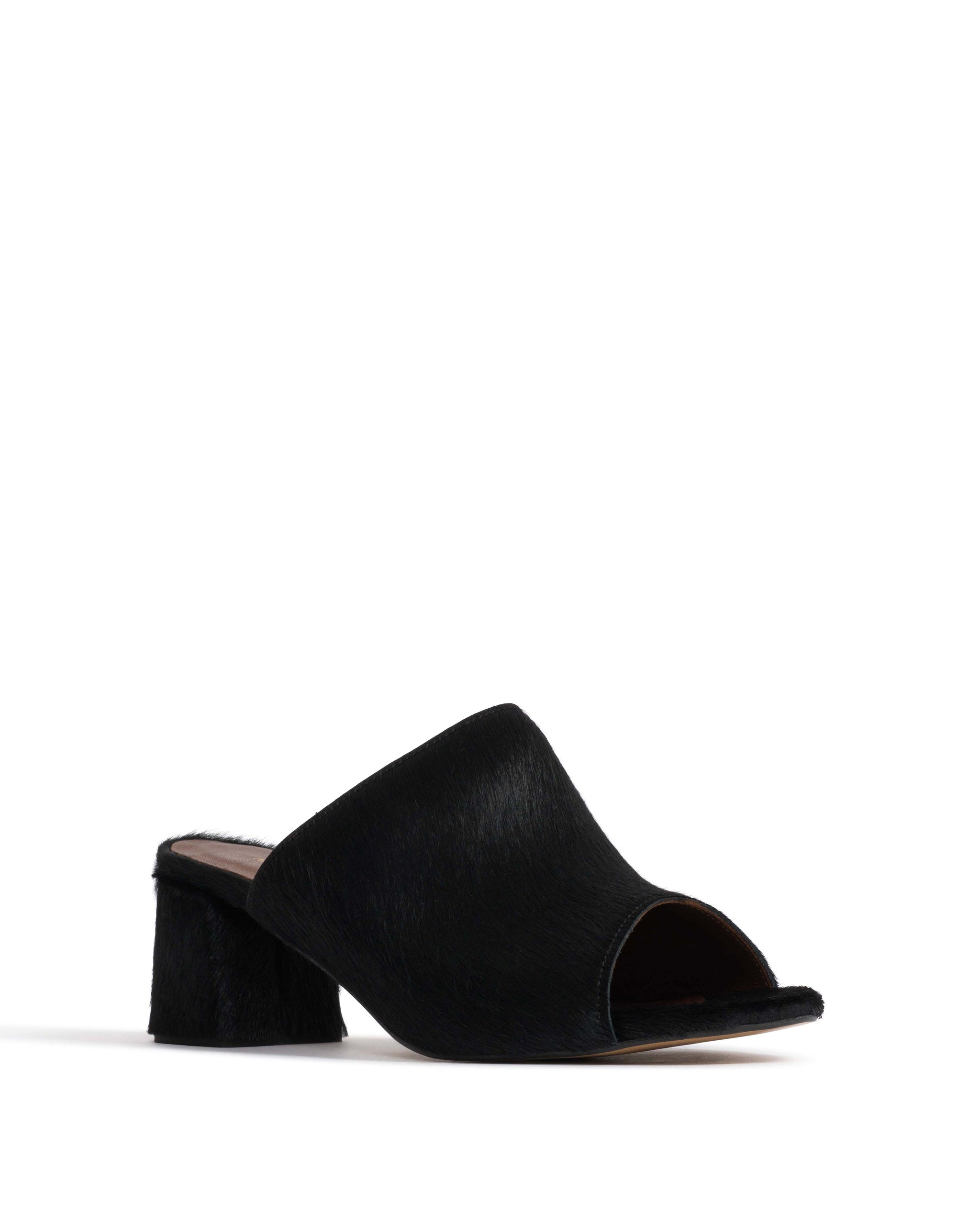 Horizon 55 Calf hair Black - Anonymous Copenhagen Heels