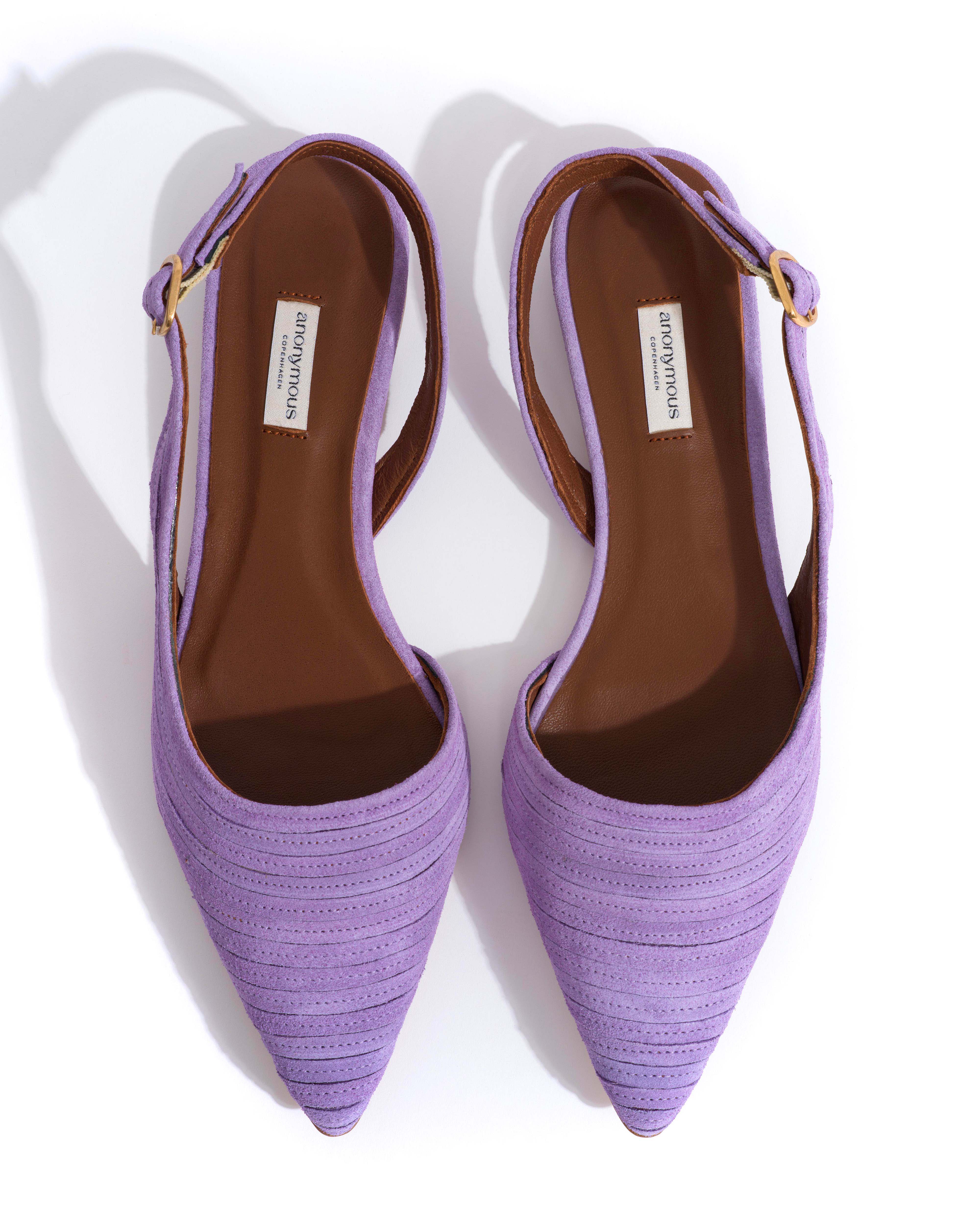 Carla 10 Calf suede Lavender ice
