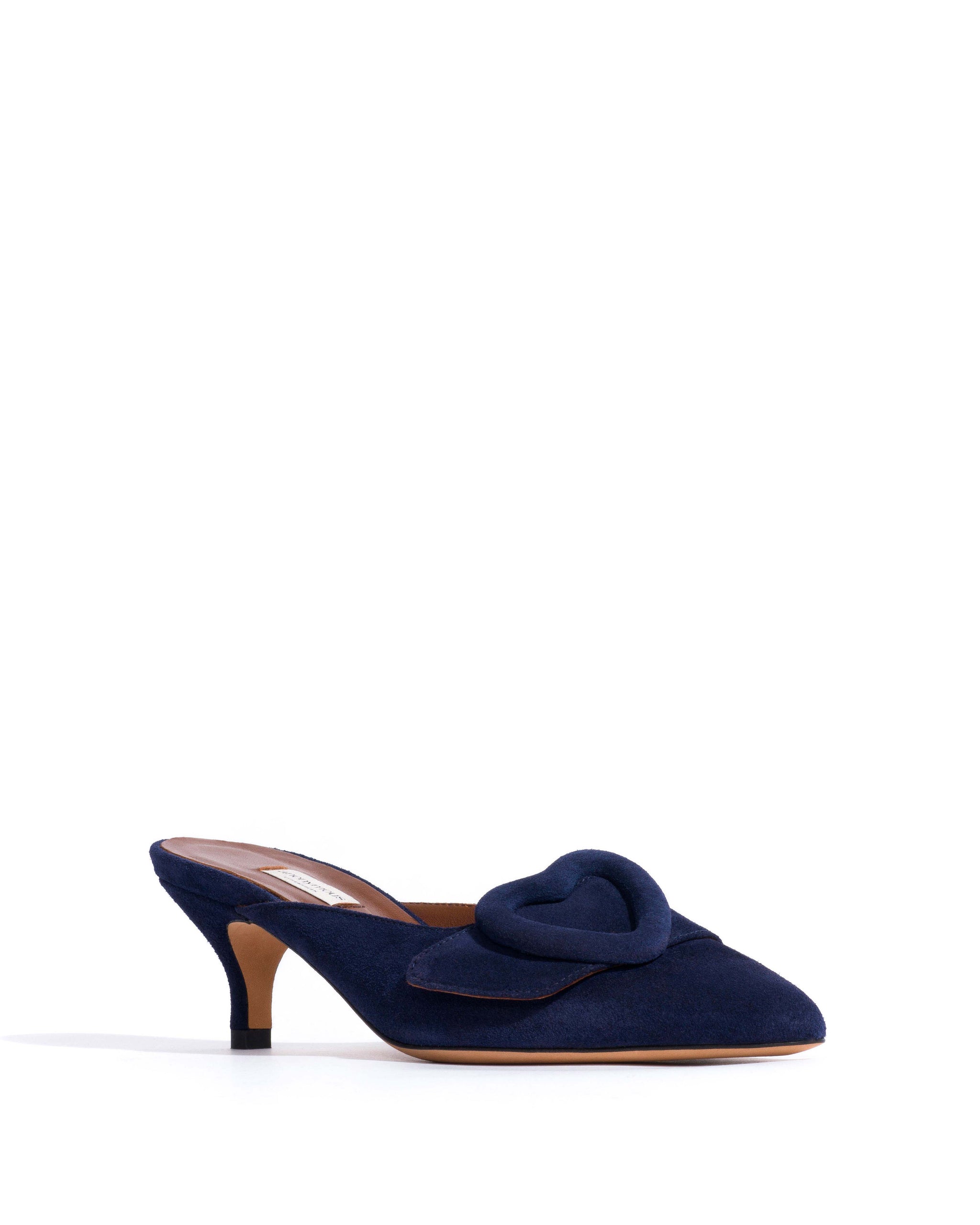 Shila 50 kitten Calf suede Ink blue