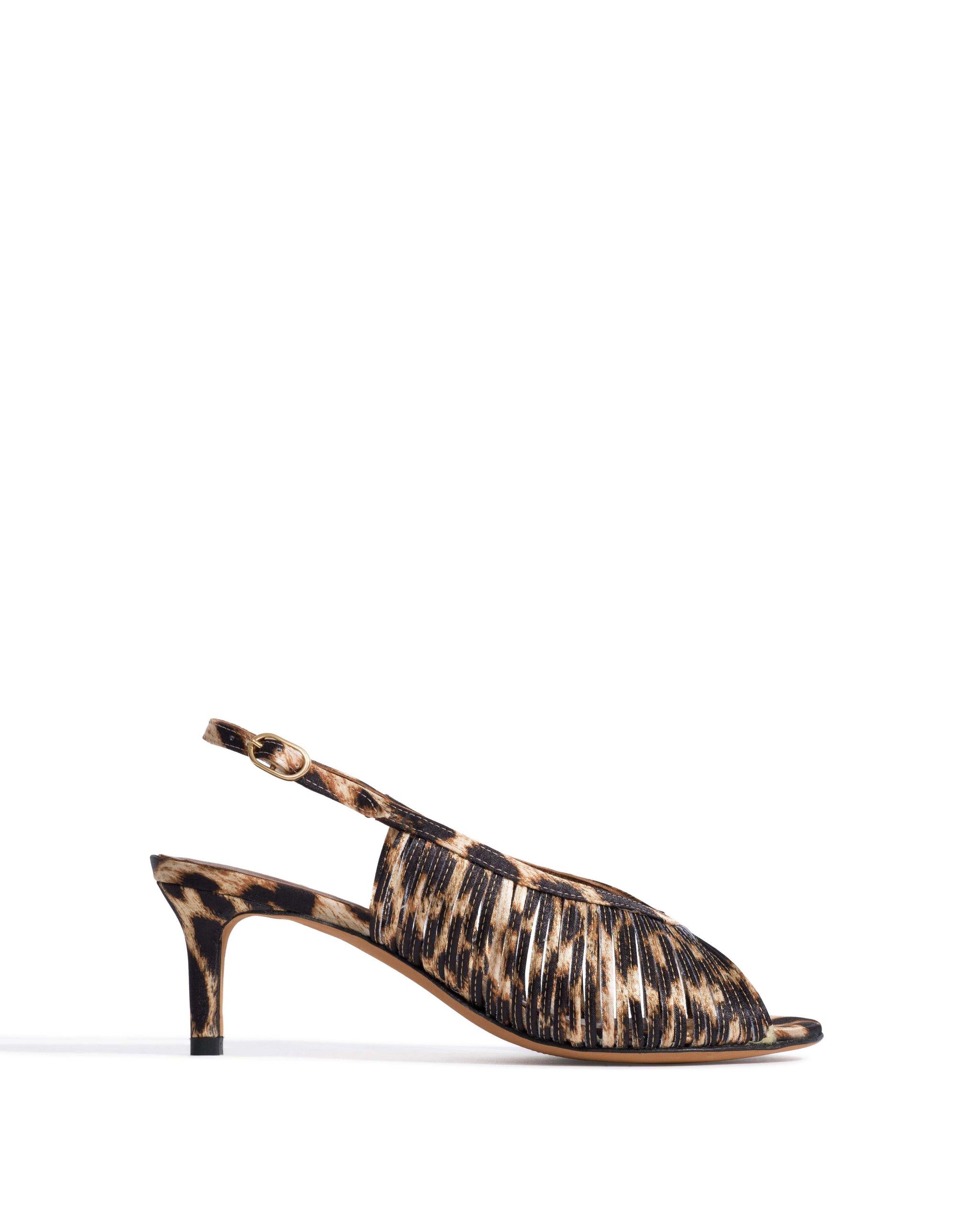 Zenia 55 Satin print Leopard