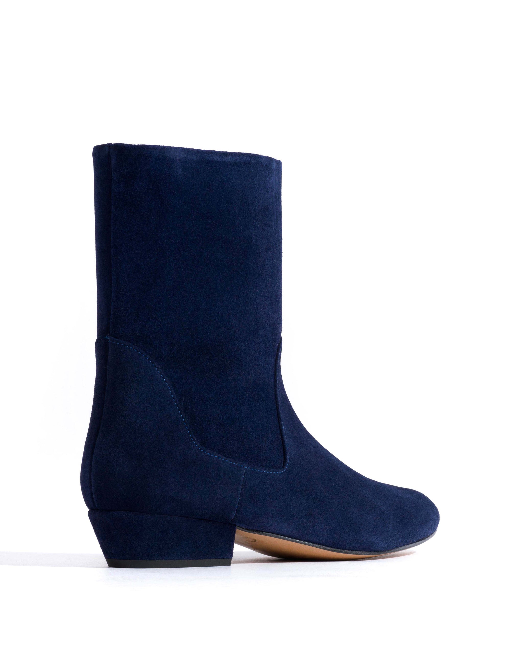 Vanni 20 Calf suede Ink blue - Anonymous Copenhagen Ankle boots