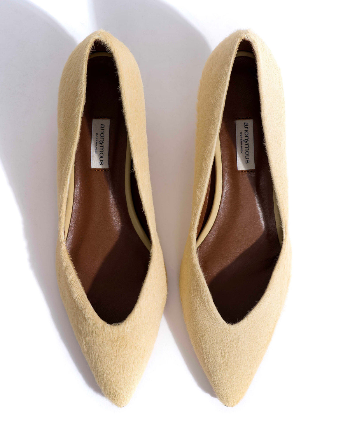 Trini 40 stiletto Calf hair Ivory