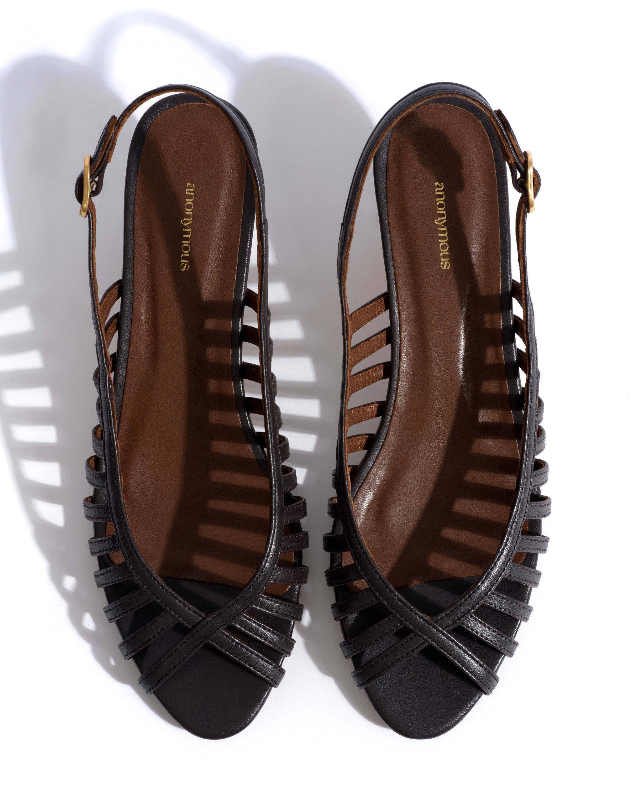 Carminho 40 stiletto Shiny lamb Espresso brown