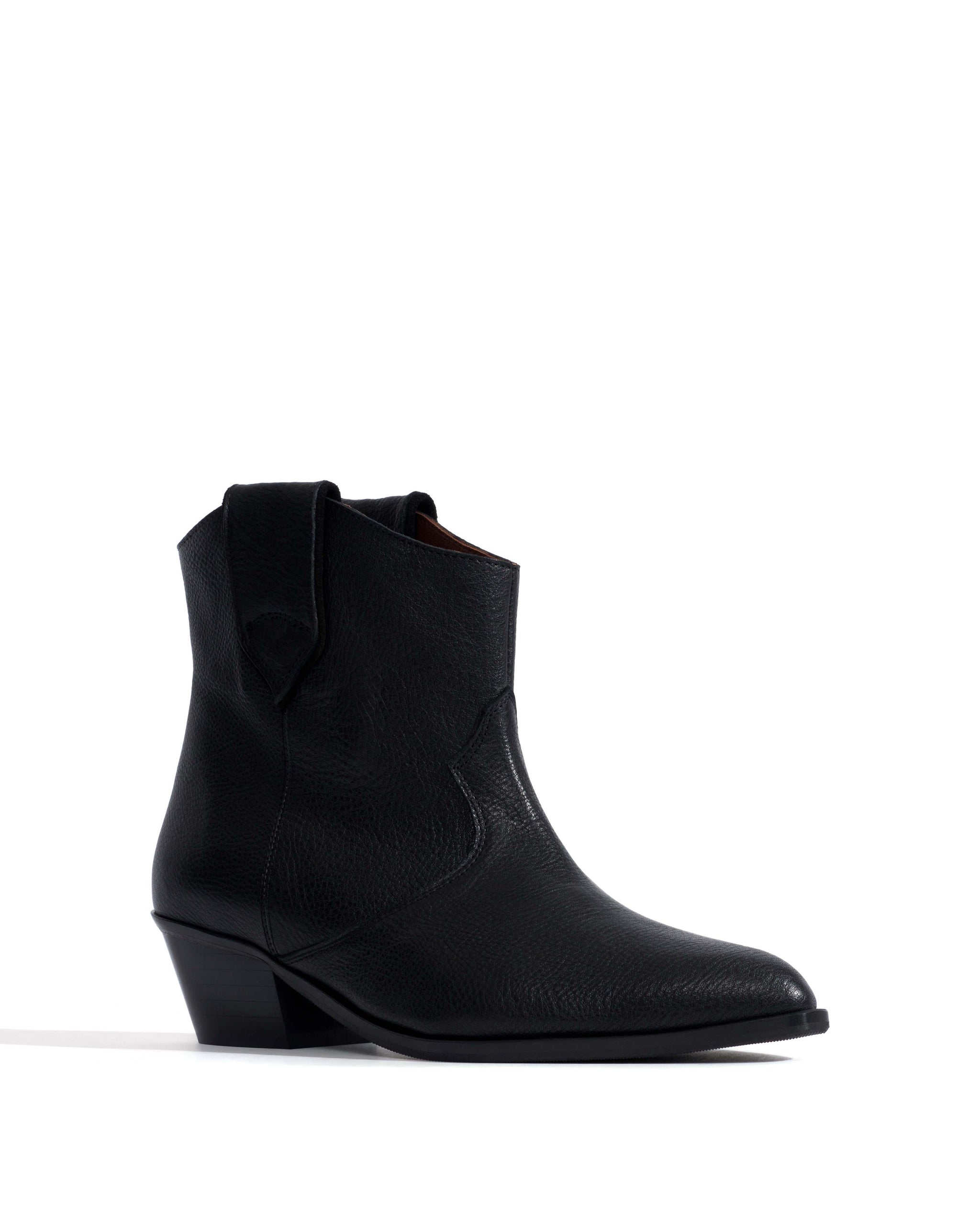Joanne 35 Natural grain soft calf Black
