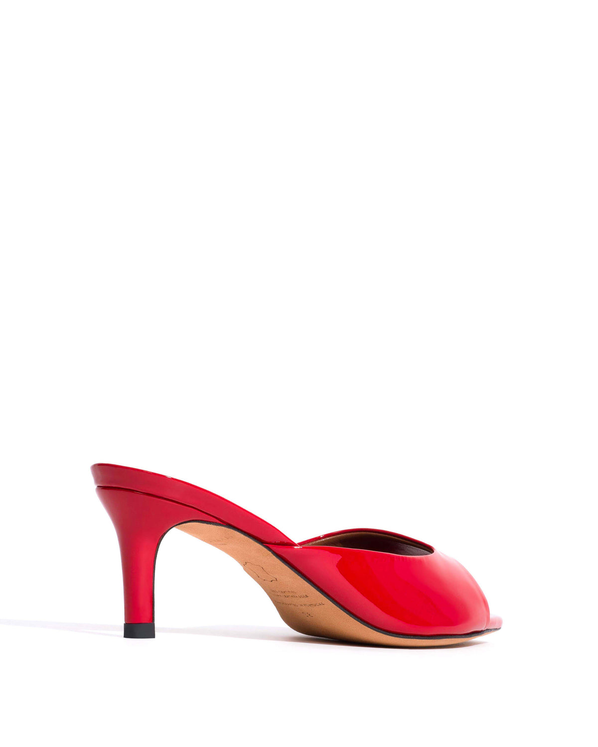 Mazy 55 Polished soft calf Ruby red
