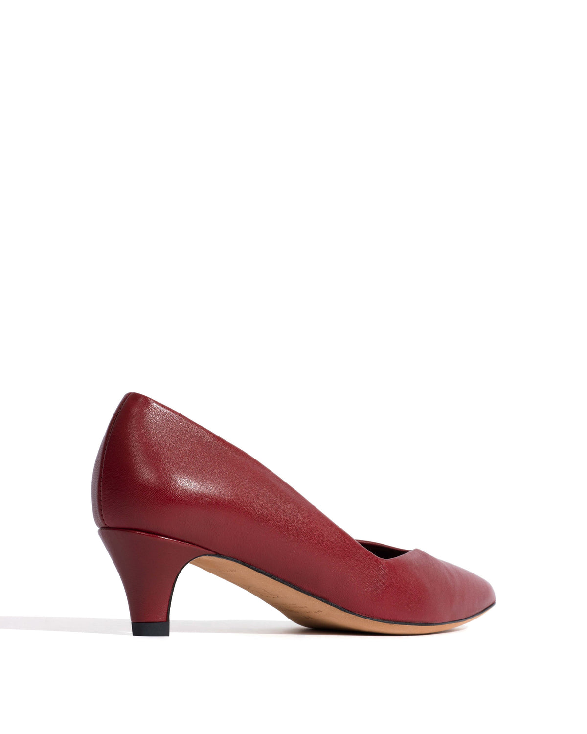 Trini 40 stiletto Shiny lamb Pomegranate