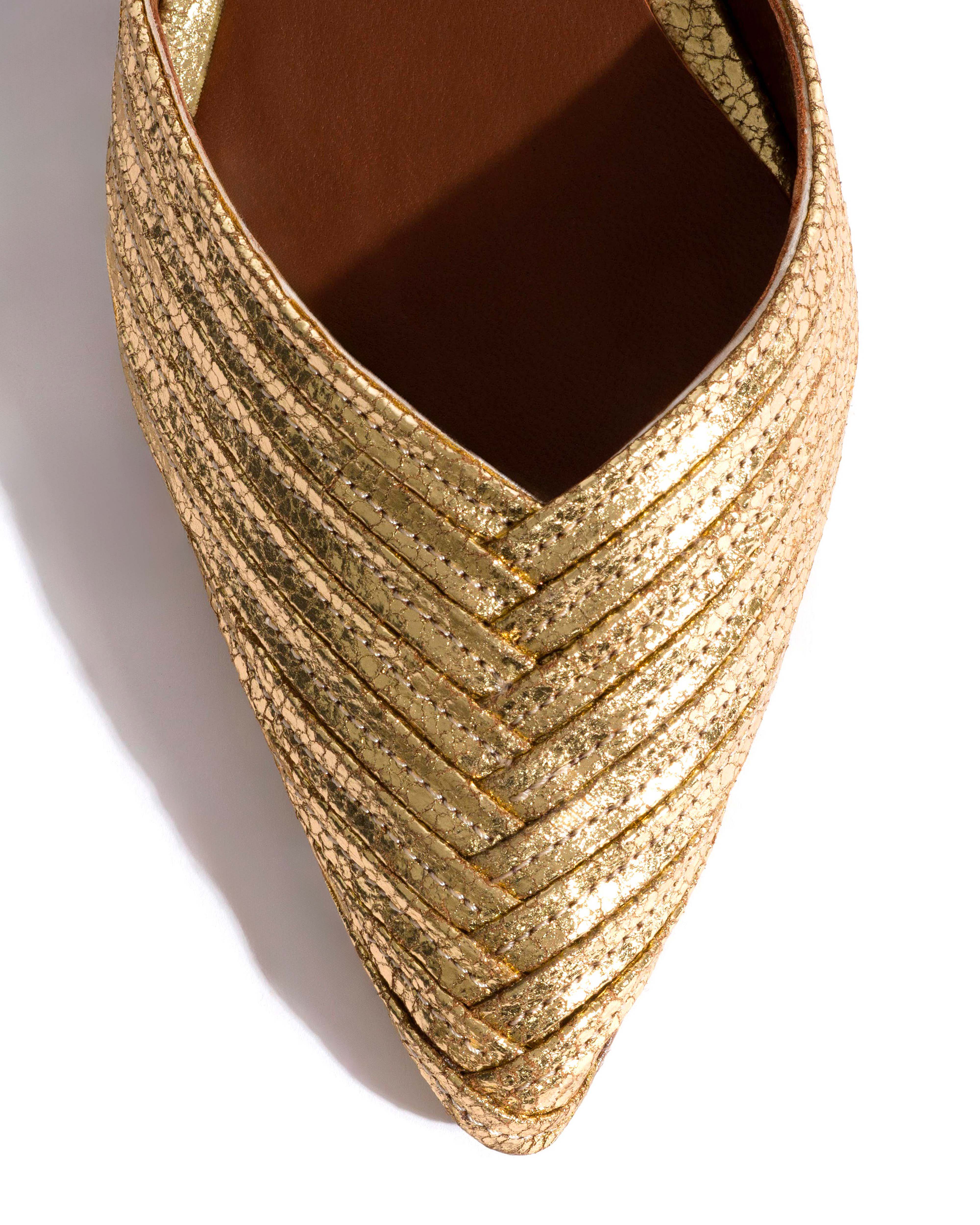 Givia 40 Crackled metallic goat Gold