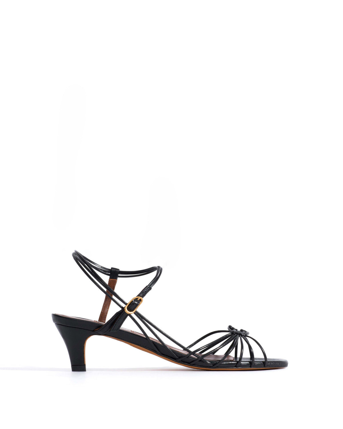 Savannah 40 hand-braided Shiny lamb Black