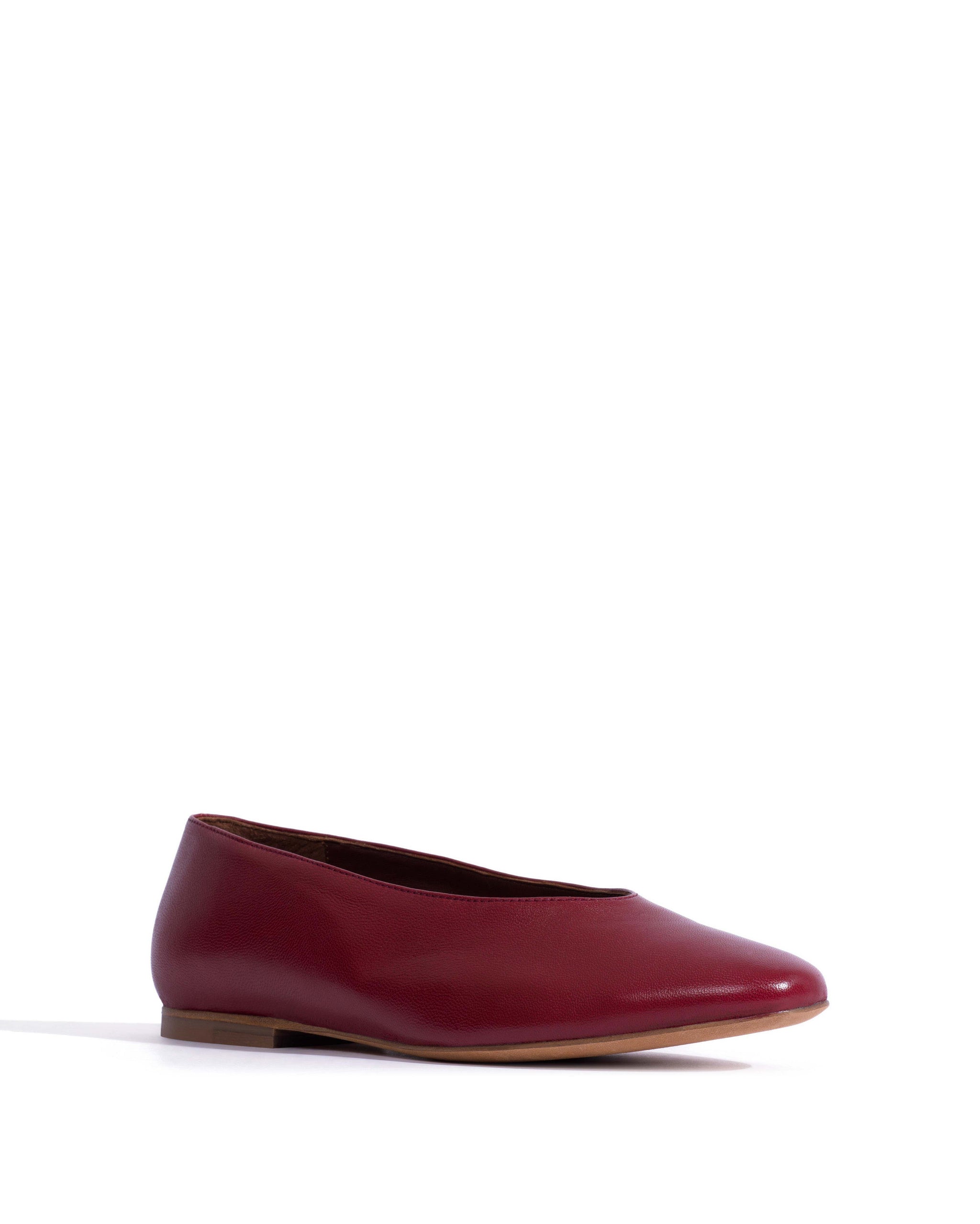 Silja 10 Shiny lamb Pomegranate - Anonymous Copenhagen Flat sandals