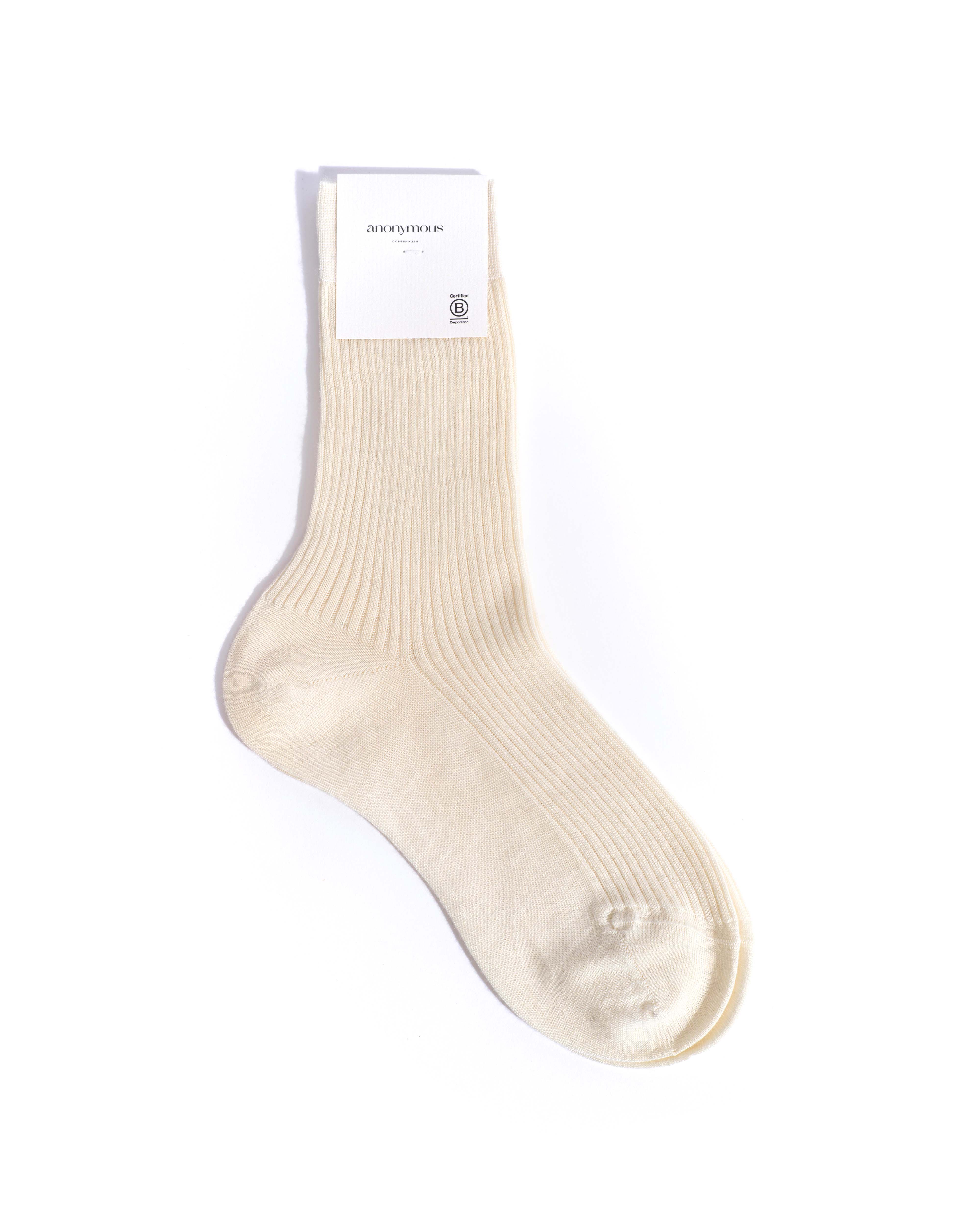 Ines silk cashmere socks 30% silk 70% cashmere Cream