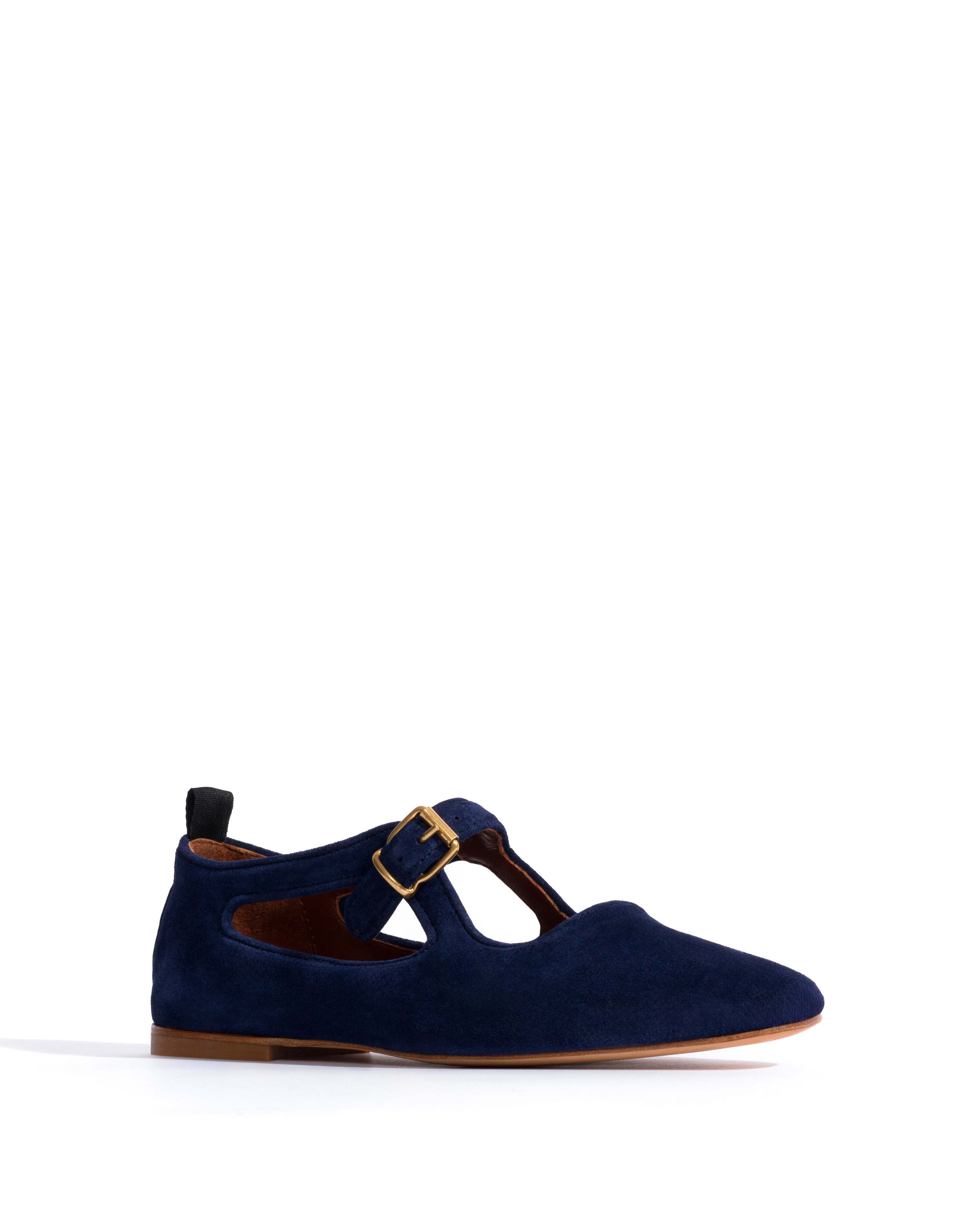 Praise Calf suede Ink blue