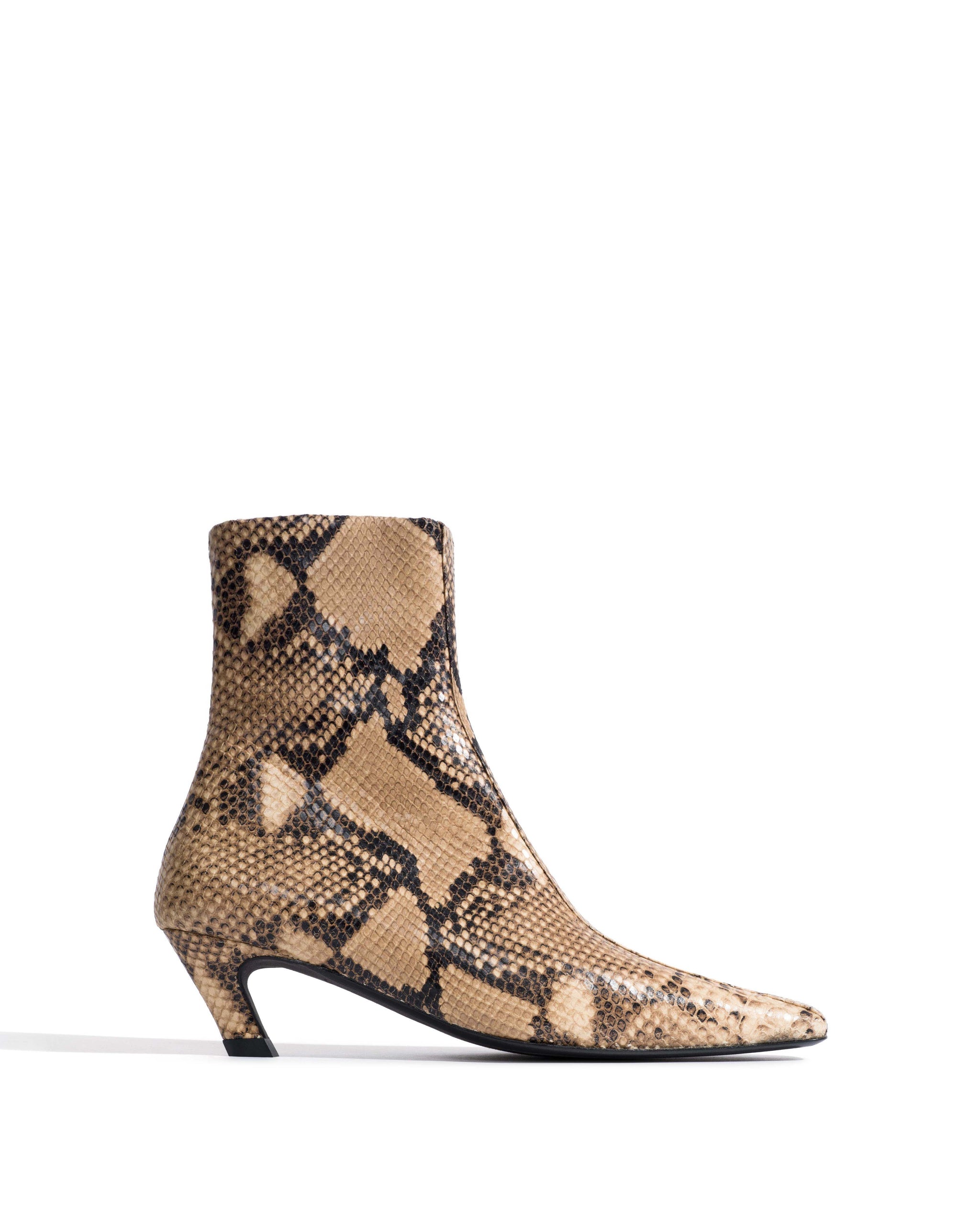 Leyla Snake calf Natural sand