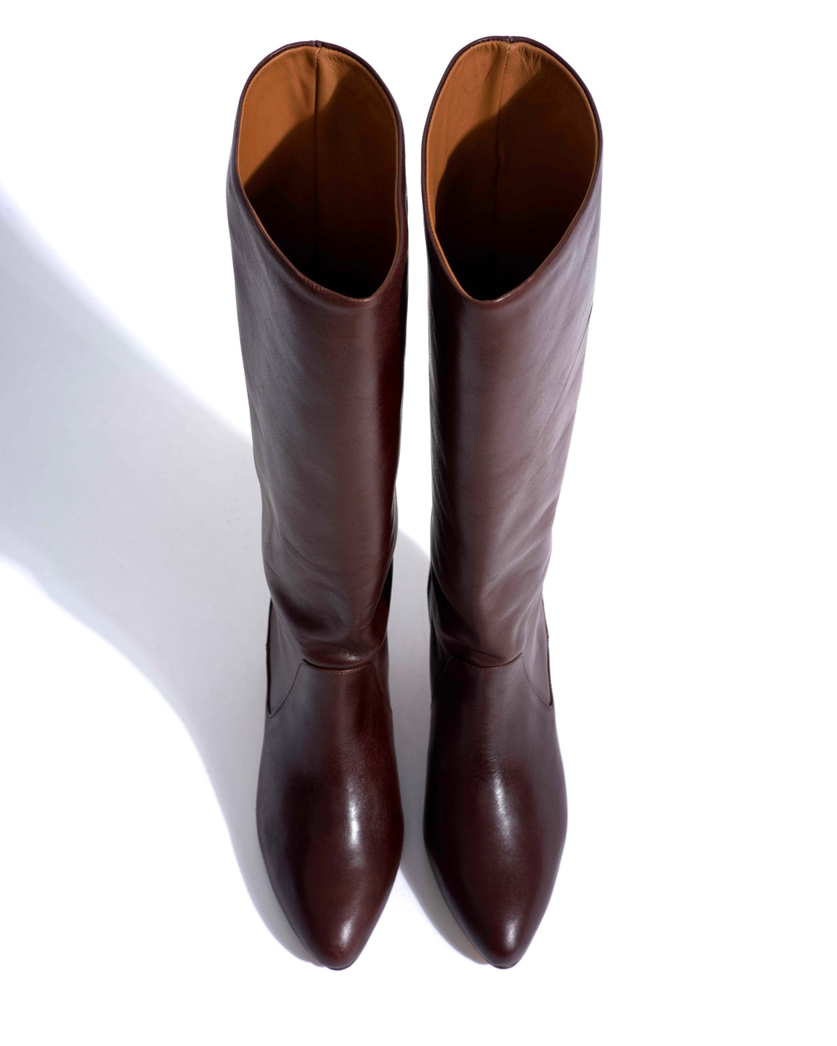 Valle 50 stiletto Vegetal soft calf Coffee brown
