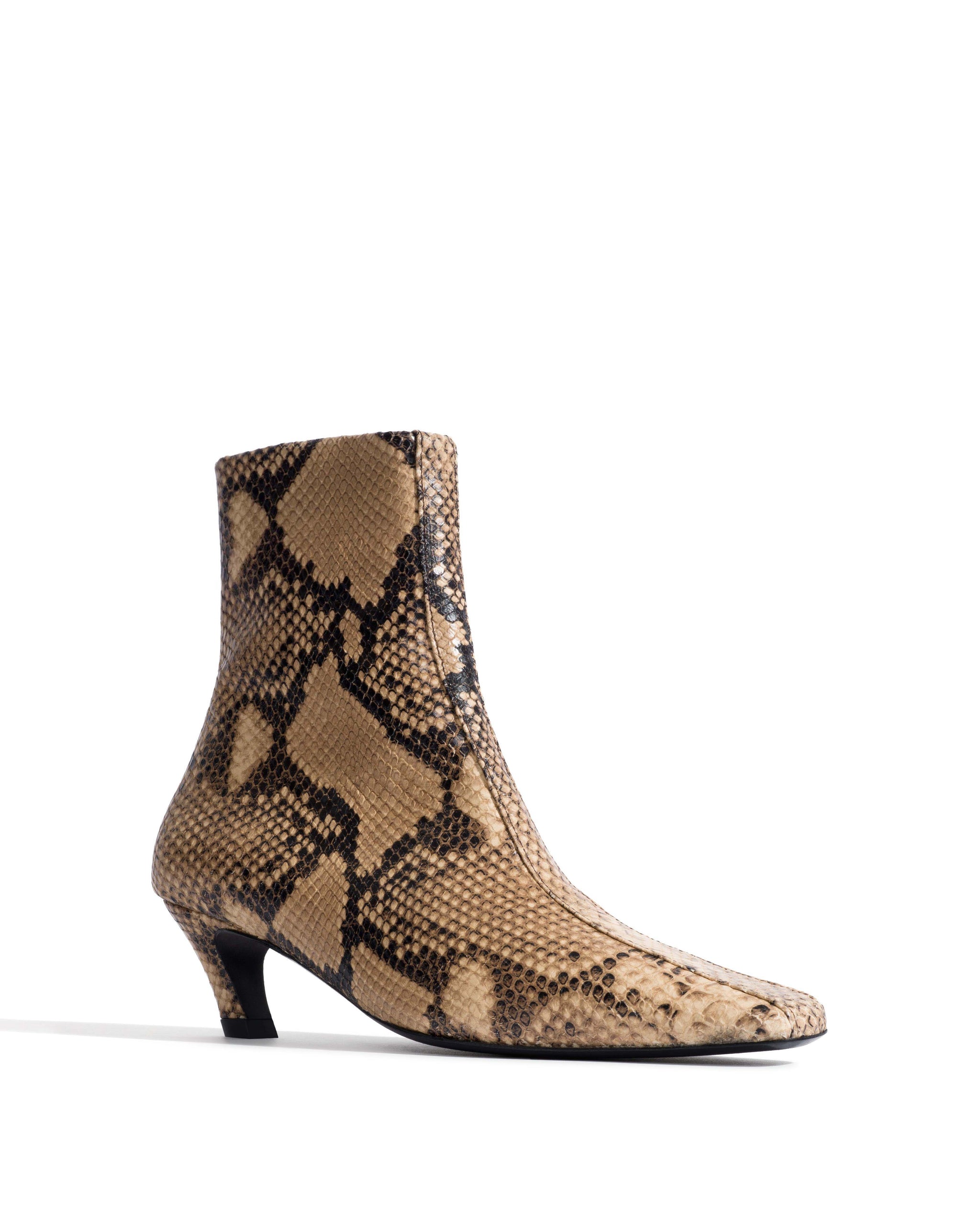 Leyla Snake calf Natural sand