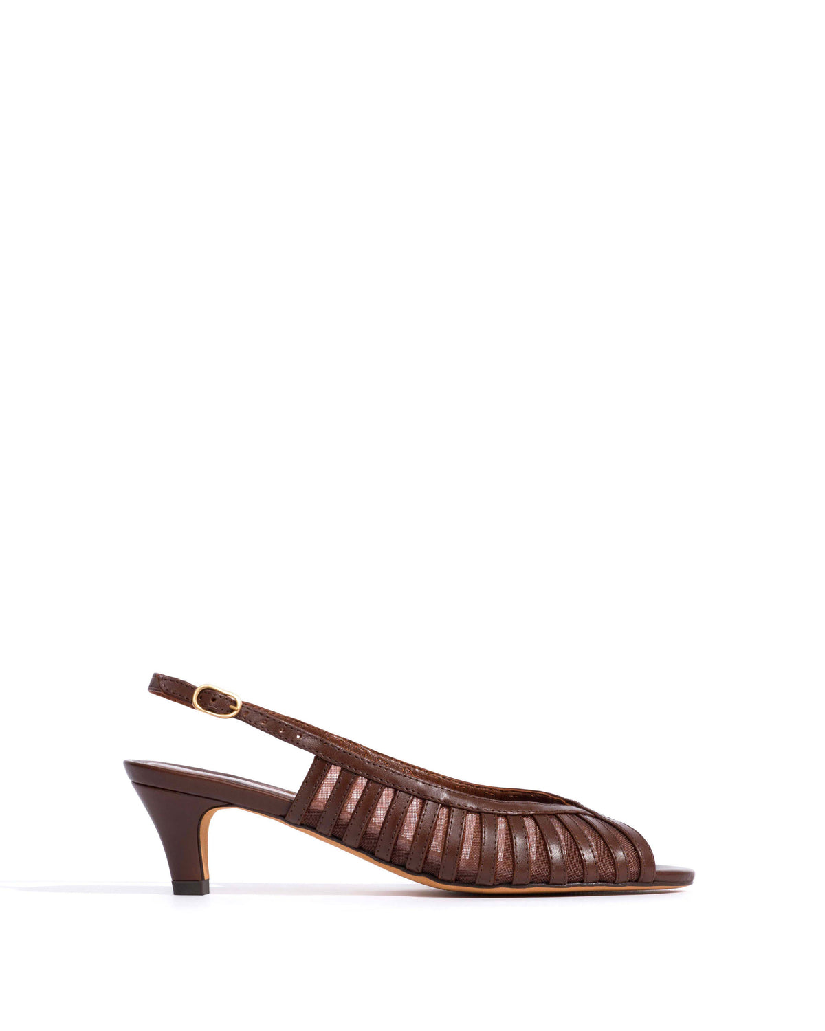 Carminho 40 mesh Shiny lamb & mesh Chocolate