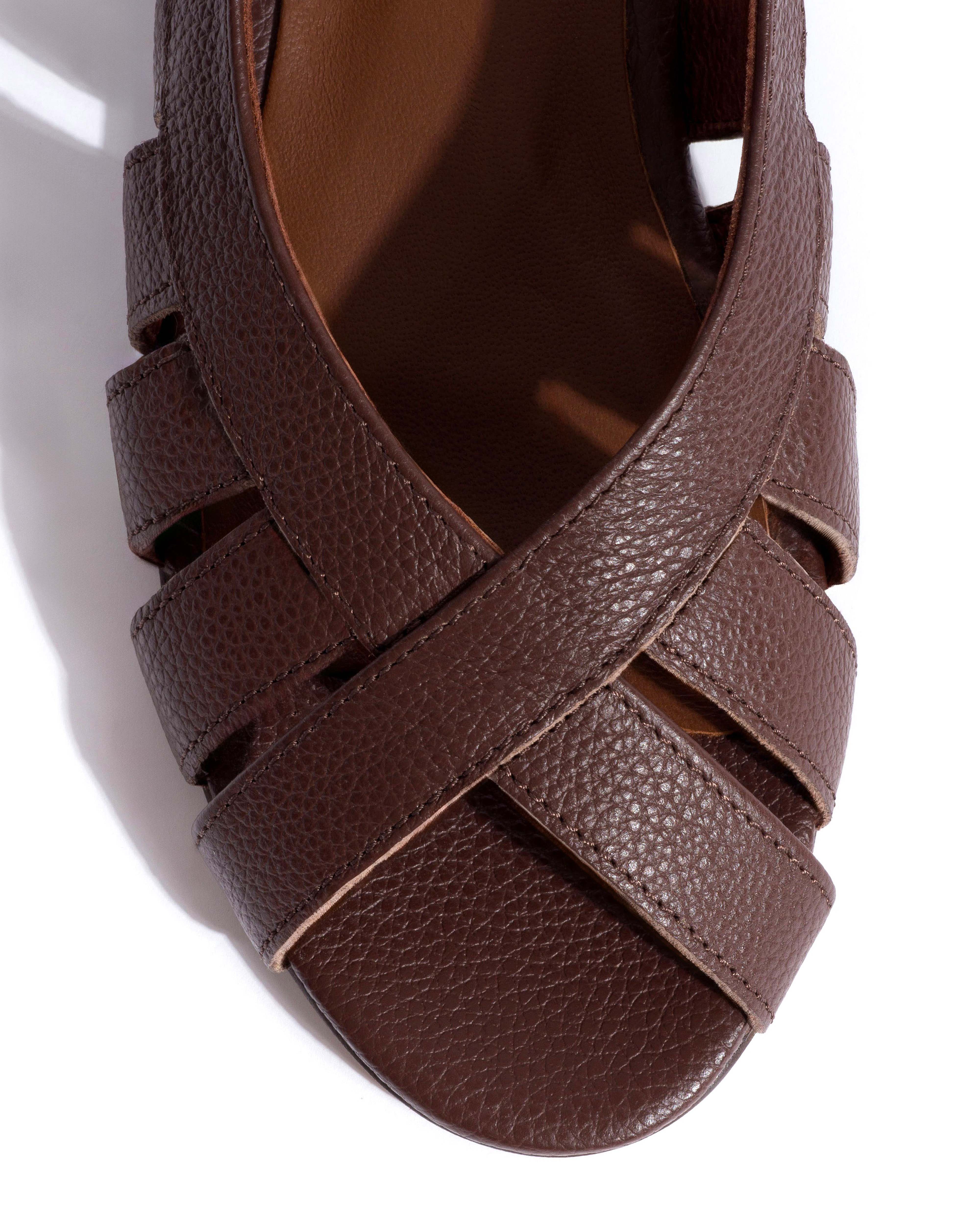 Sophie 20 Pebbled soft calf Chocolate