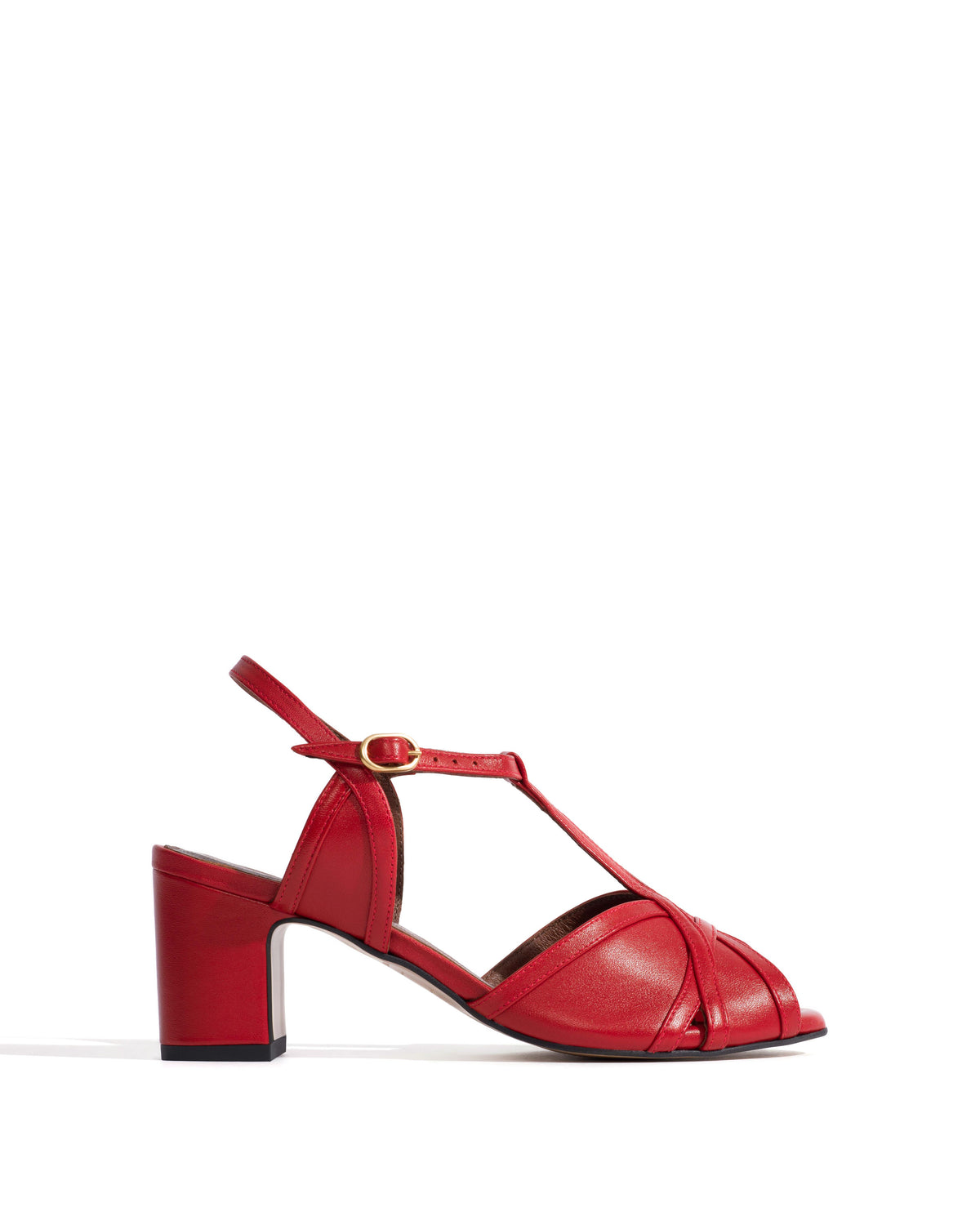 Therese 55 Shiny lamb Ruby red