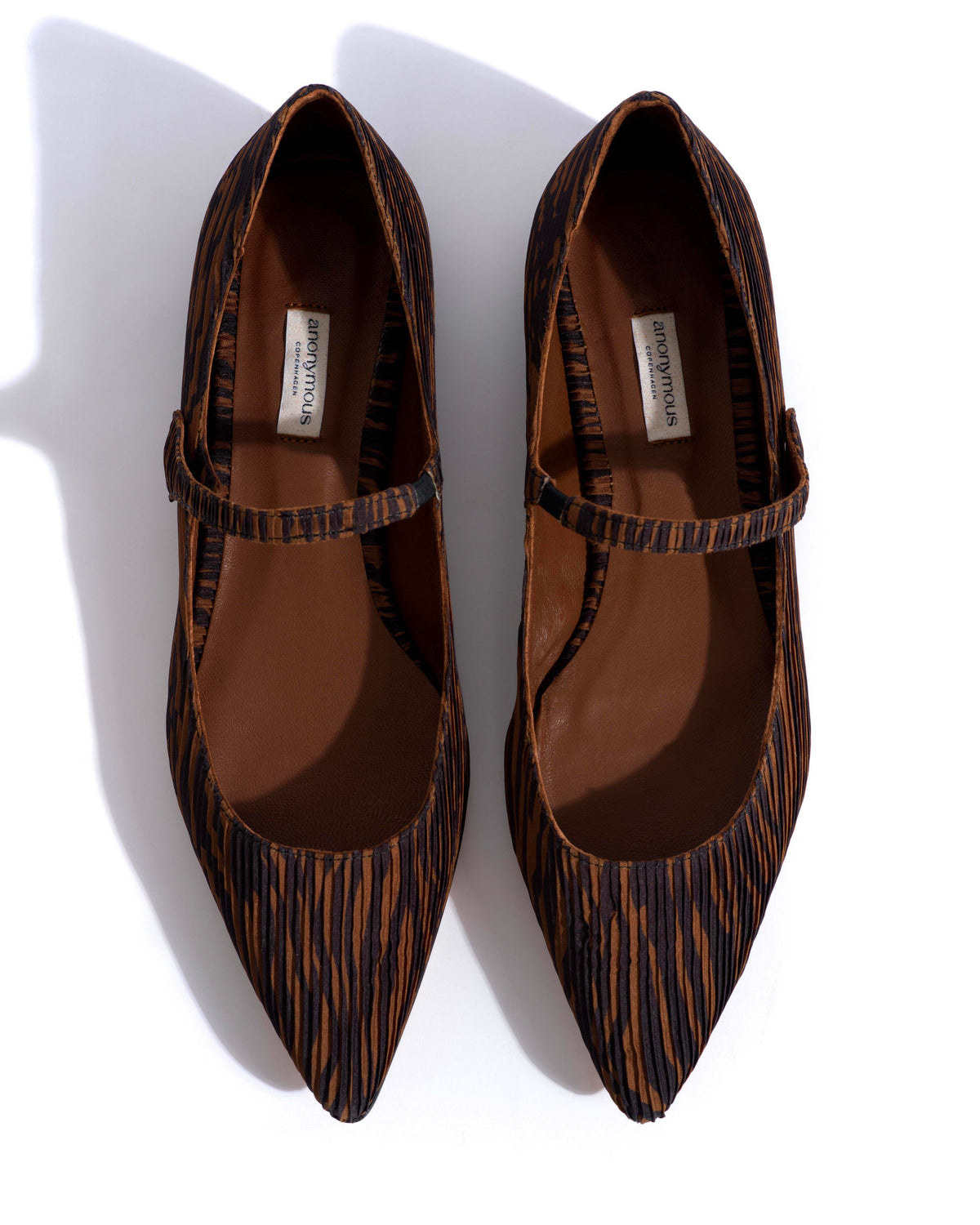 Fifi Pleated zebra Chocolate shades