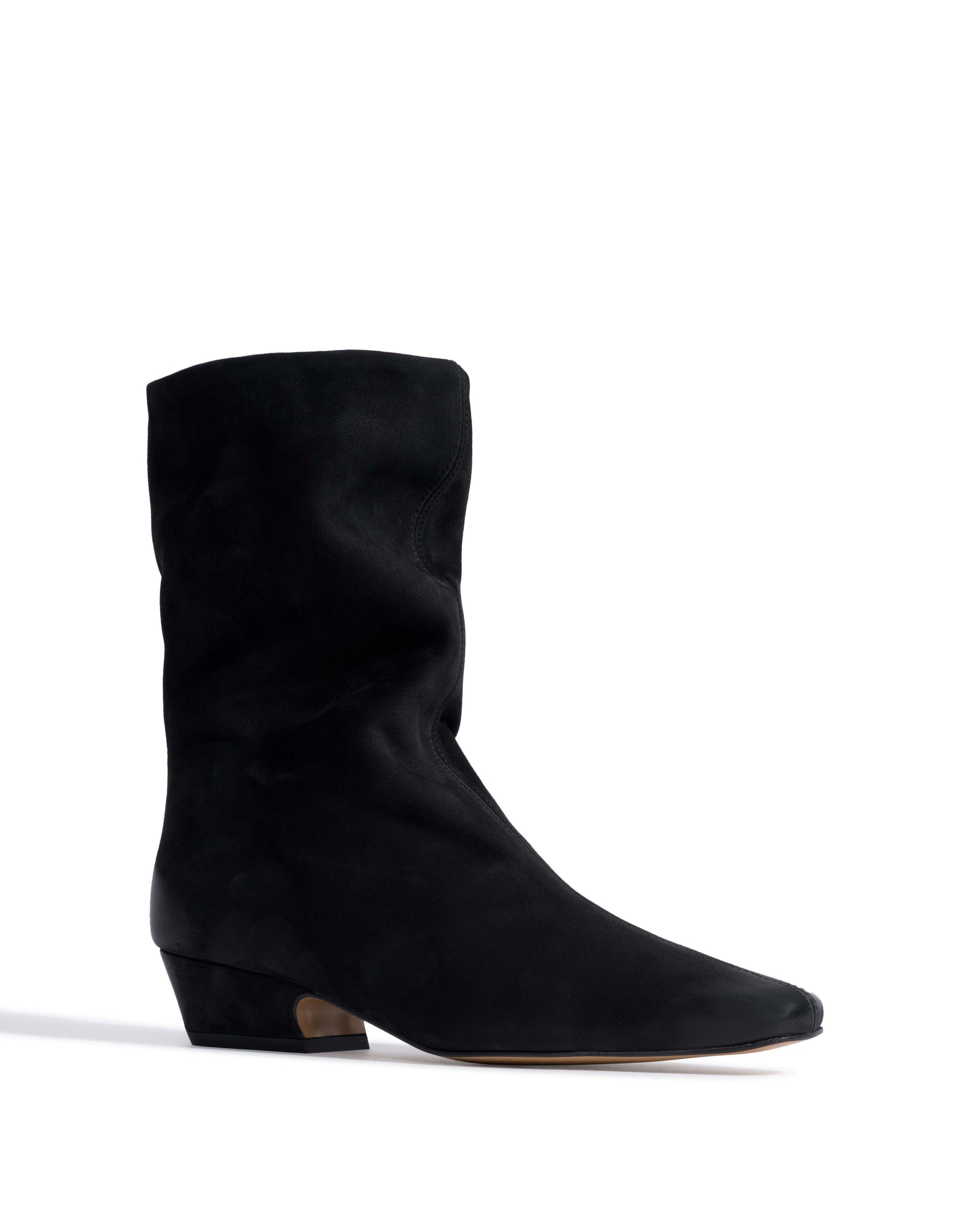 Sloan Soft nubuck calf Black