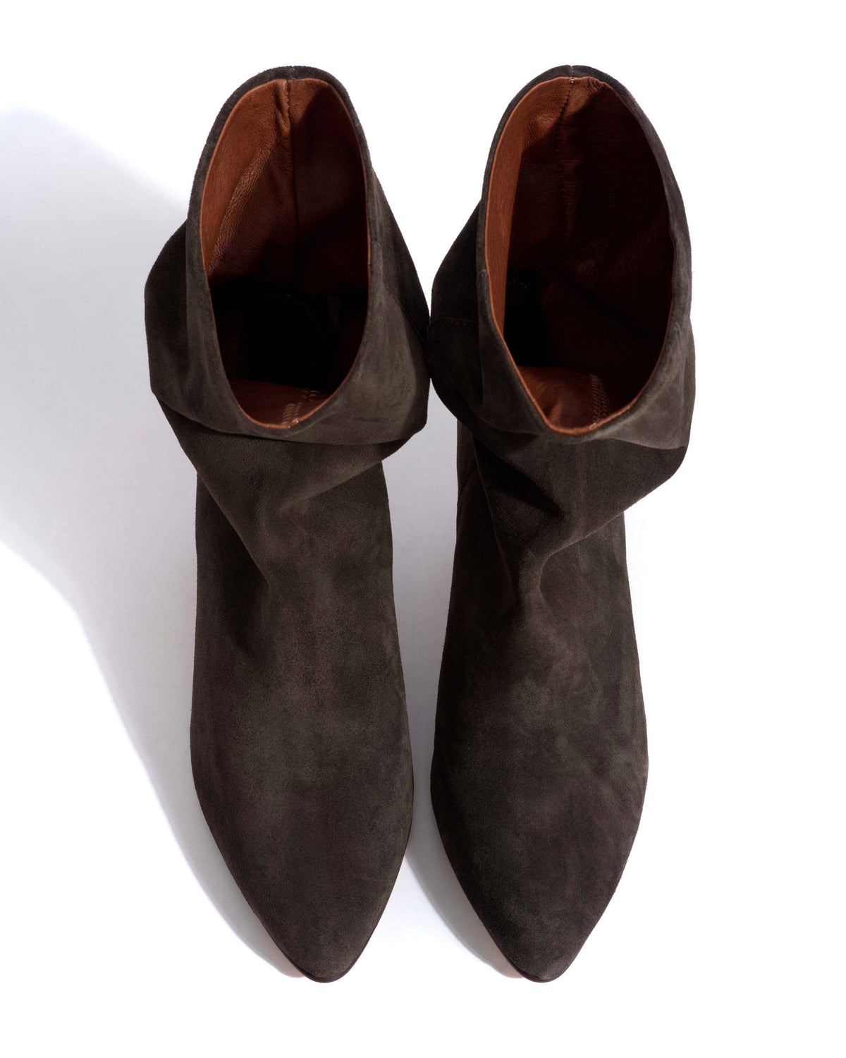Vully 50 stiletto Calf suede Espresso brown