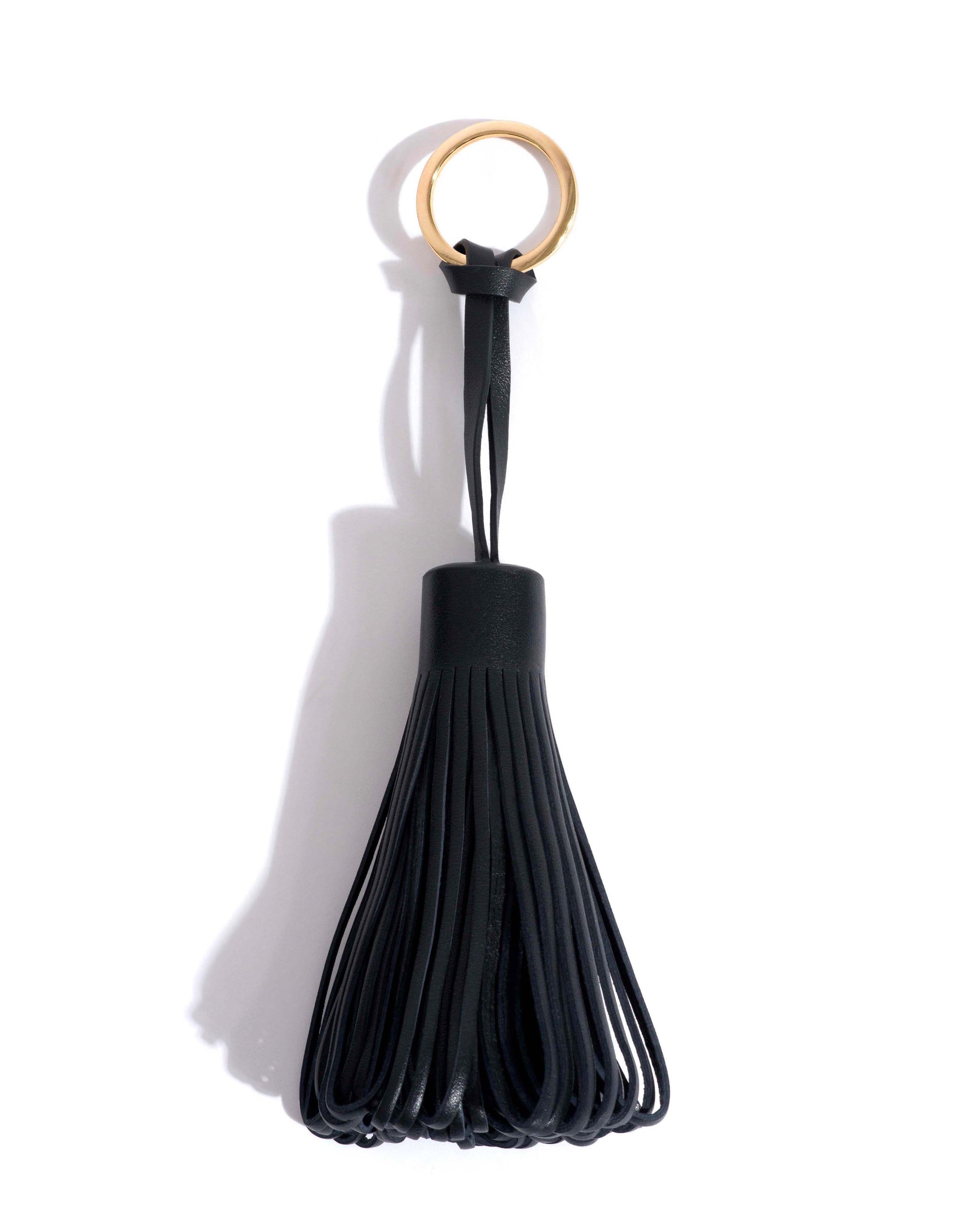 Katty fringe keyring Soft calf Black - Anonymous Copenhagen Small Leather Goods