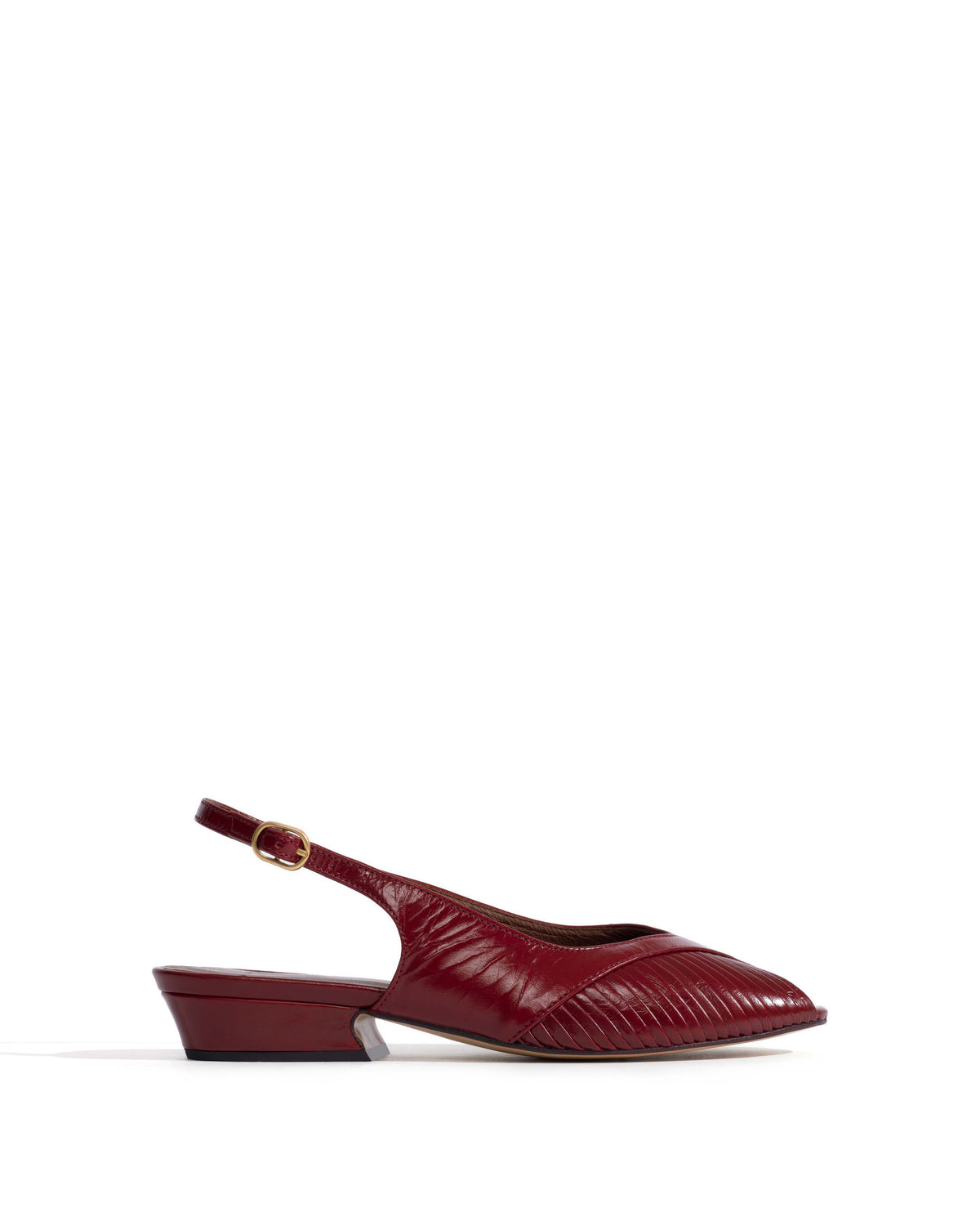 Cassandra 25 Crinkled polished goat Pomegranate