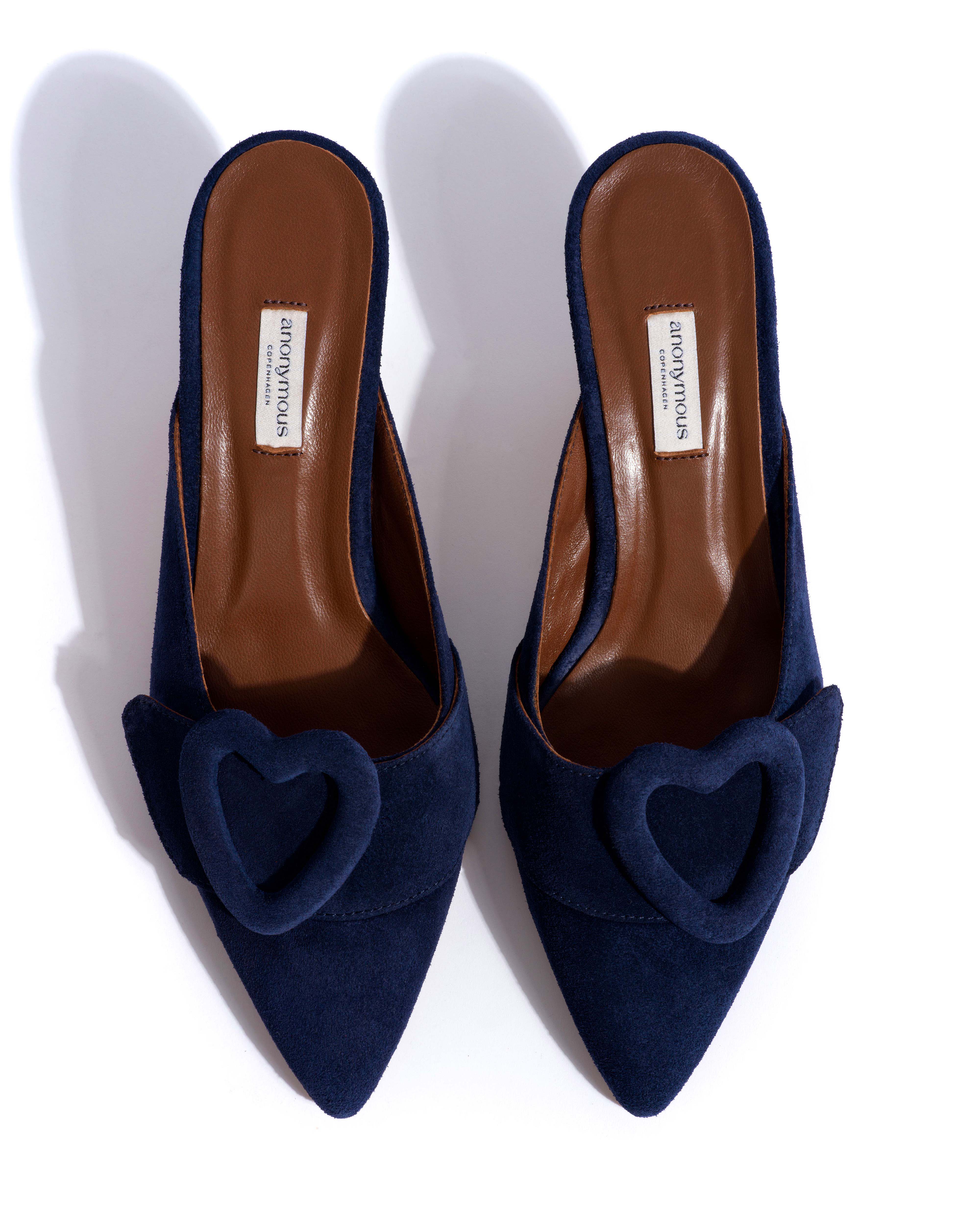 Shila 50 kitten Calf suede Ink blue