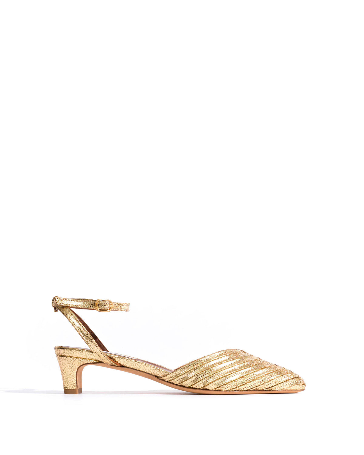 Givia 40 Crackled metallic goat Gold