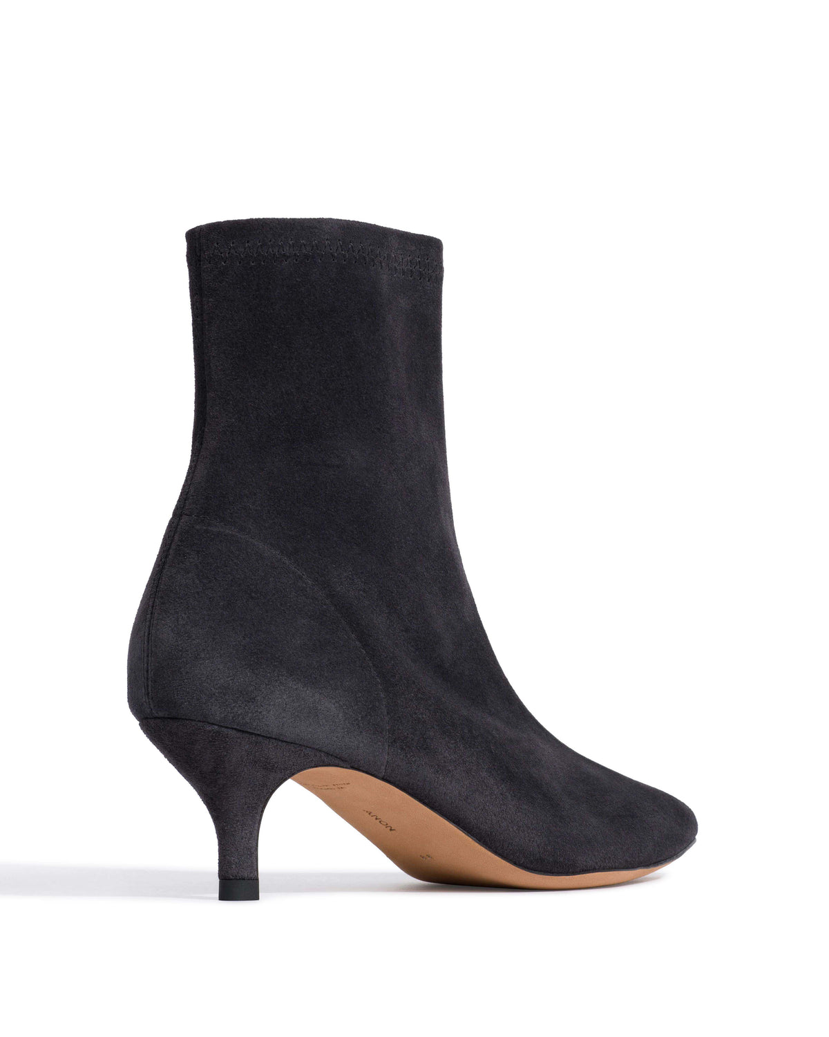 Hanny 50 kitten Calf suede Off black