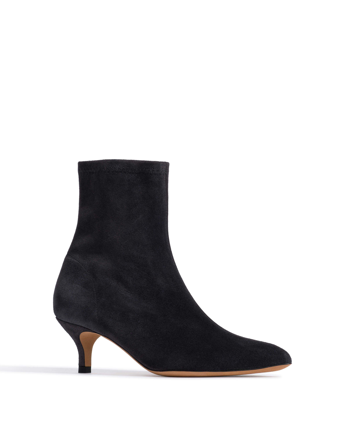 Hanny 50 kitten Calf suede Off black
