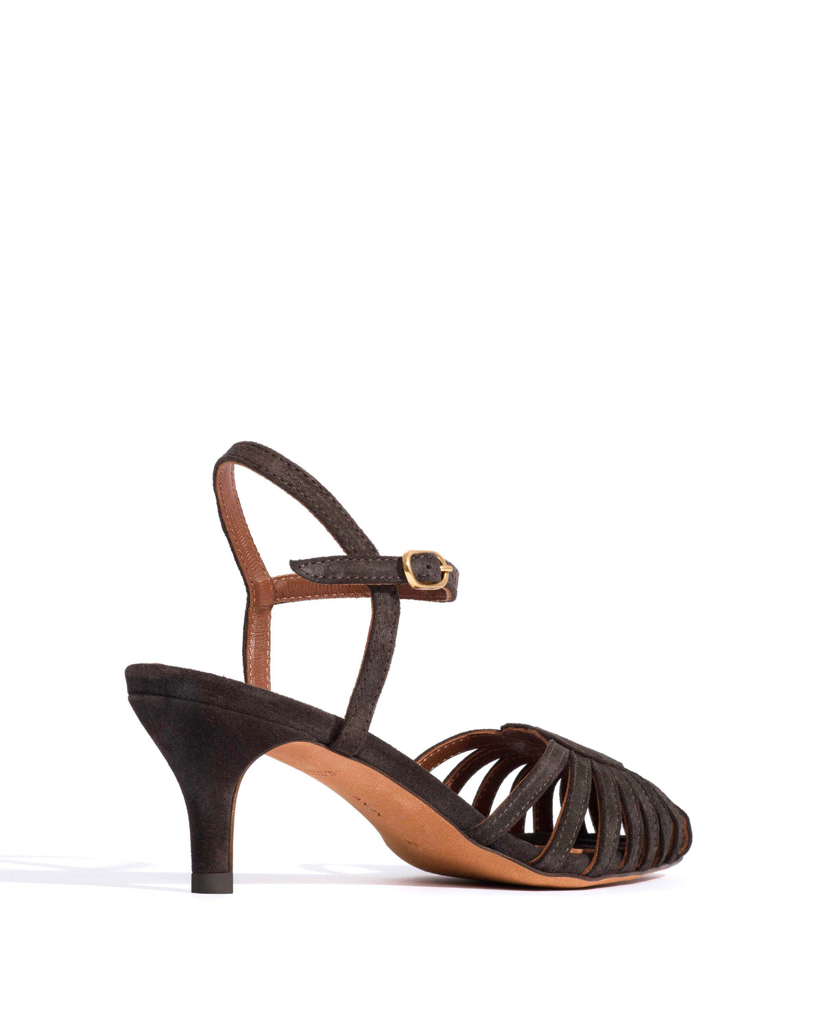 Keesha 55 Calf suede Espresso brown