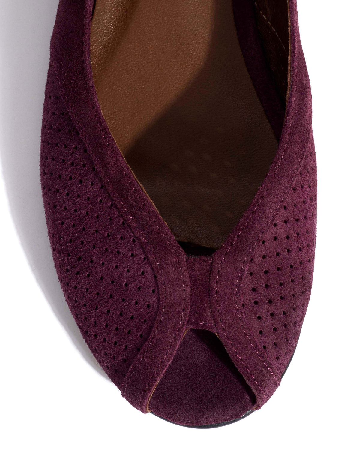 Tiffy Calf suede Fig purple