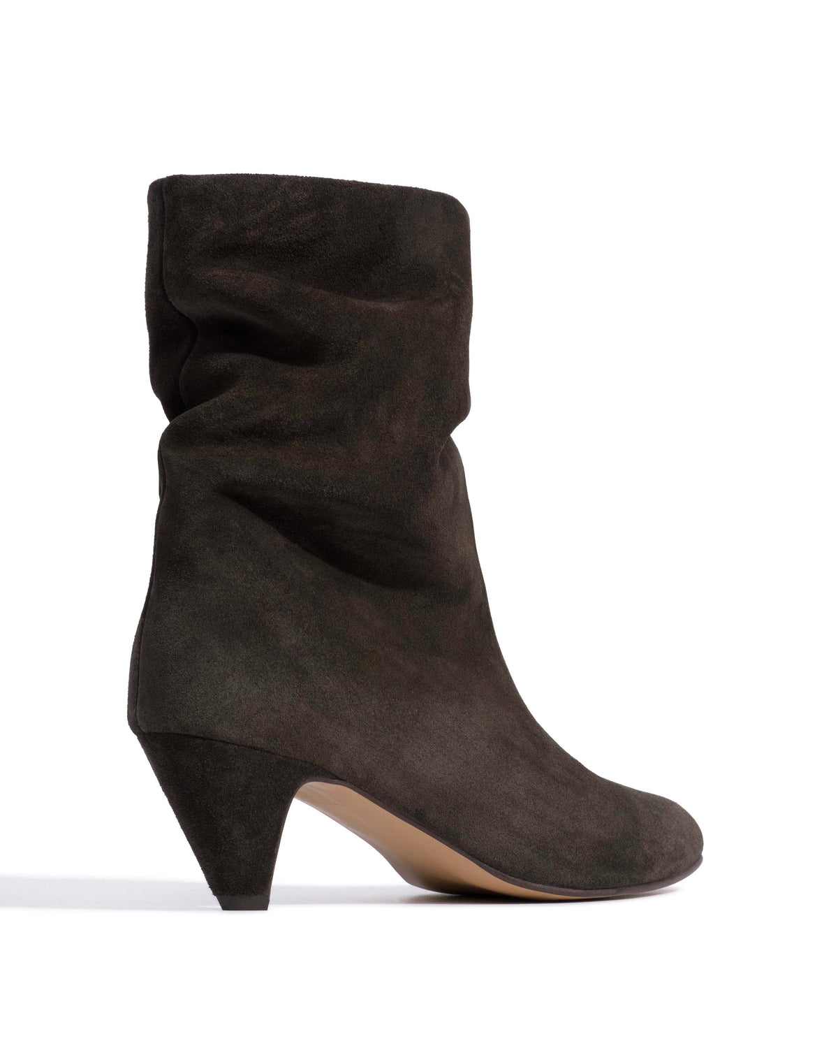 Vully 50 stiletto Calf suede Espresso brown