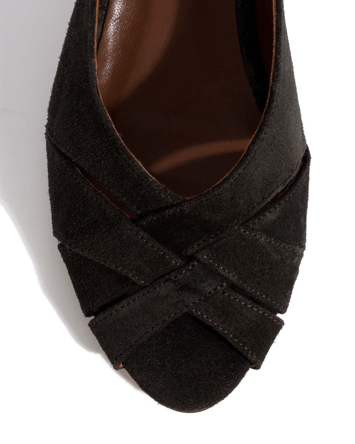 Kinha 40 Calf suede Espresso brown
