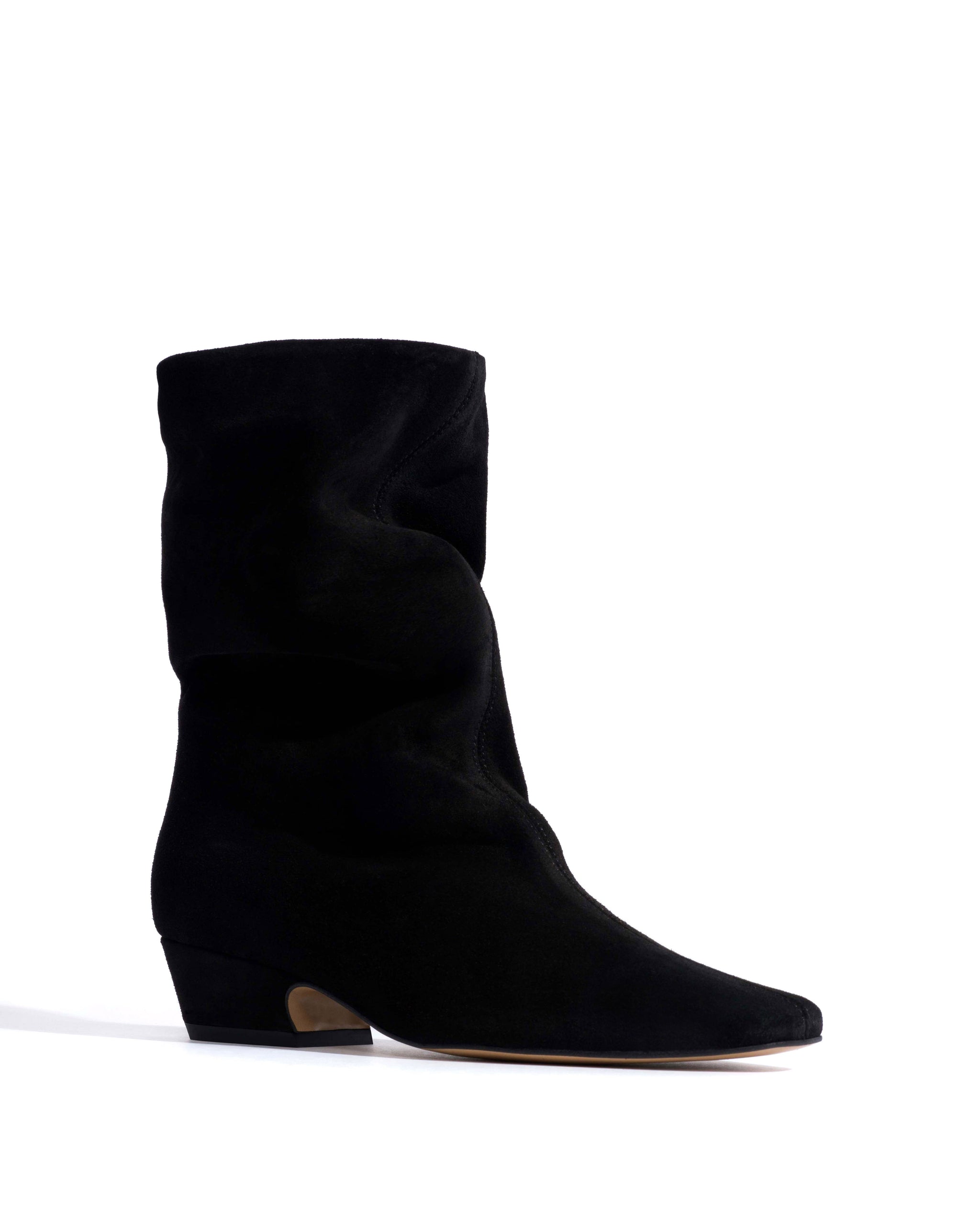 Sloan Calf suede Black