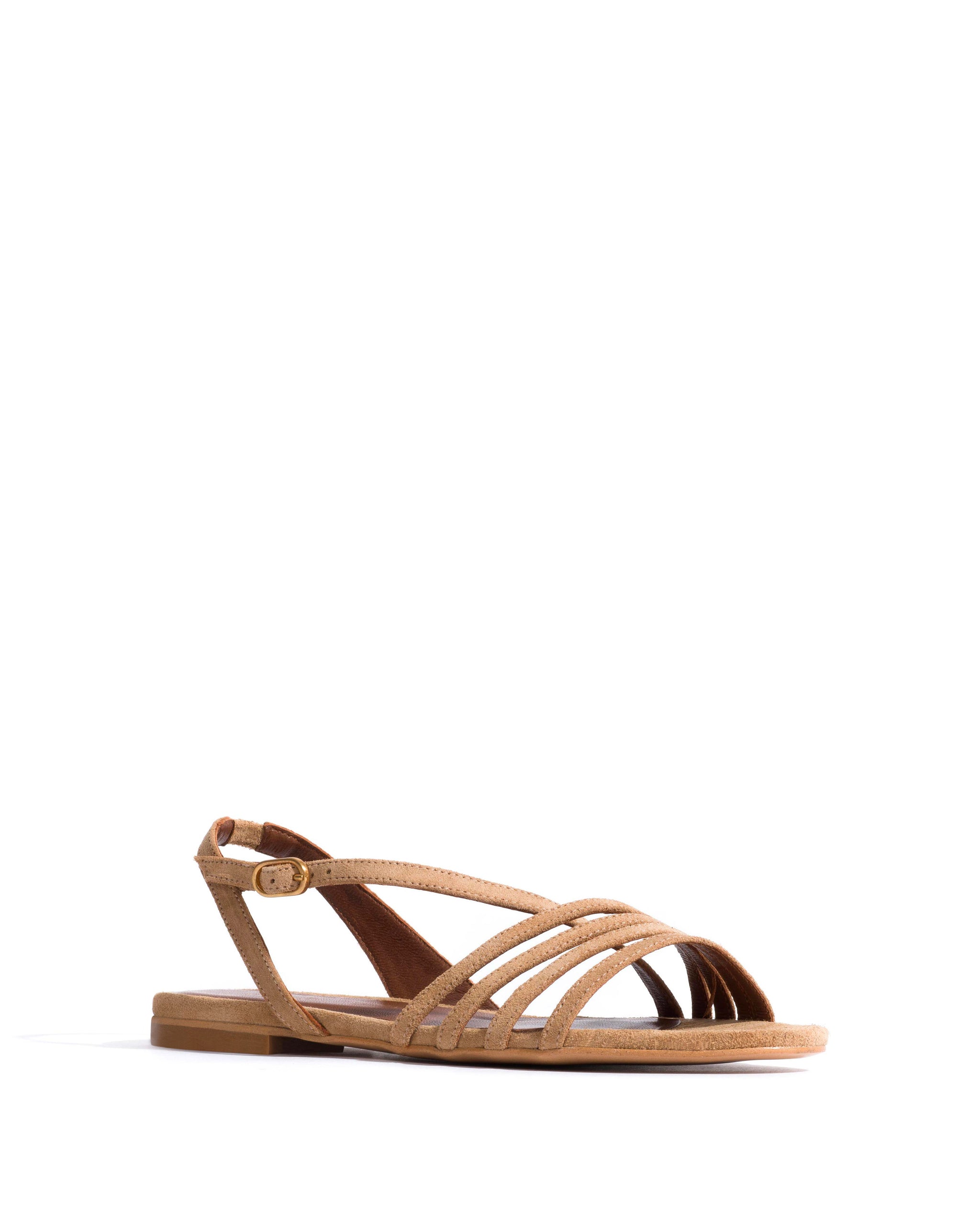 Naia 10 Calf suede Scirocco - Anonymous Copenhagen Flat sandals