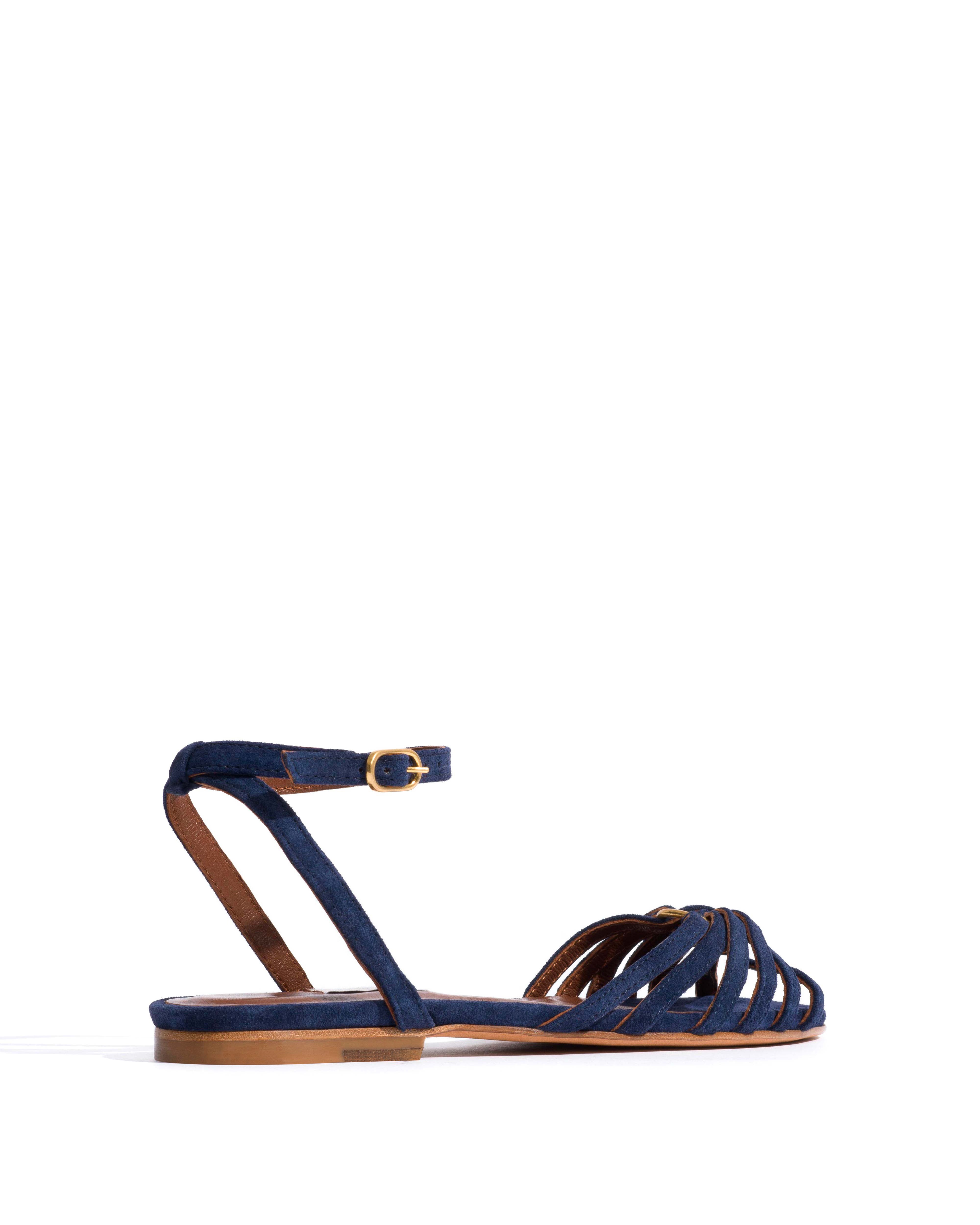 Lopes 10 Calf suede Ink blue