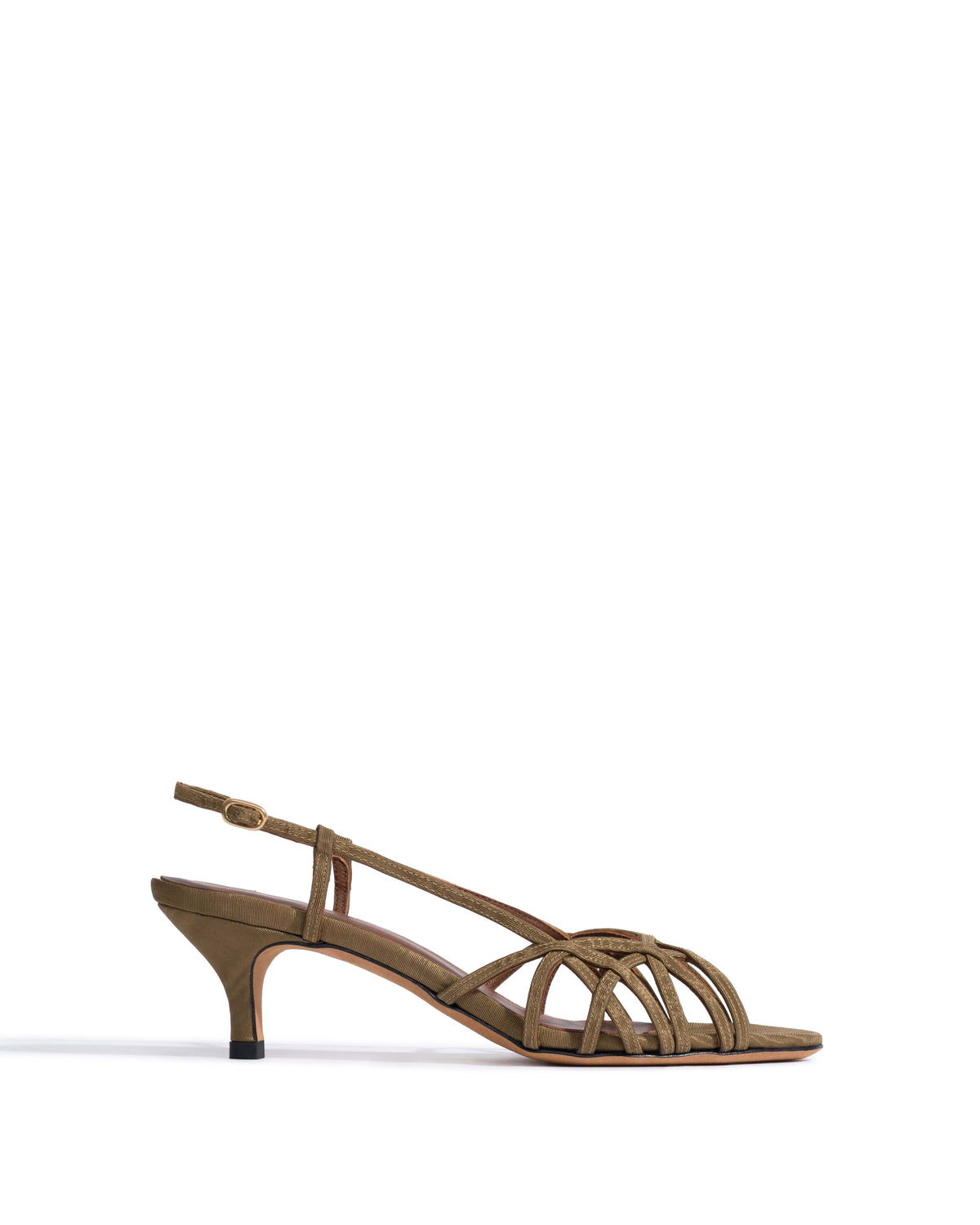 Scarlett 50 kitten Glossy moire Khaki