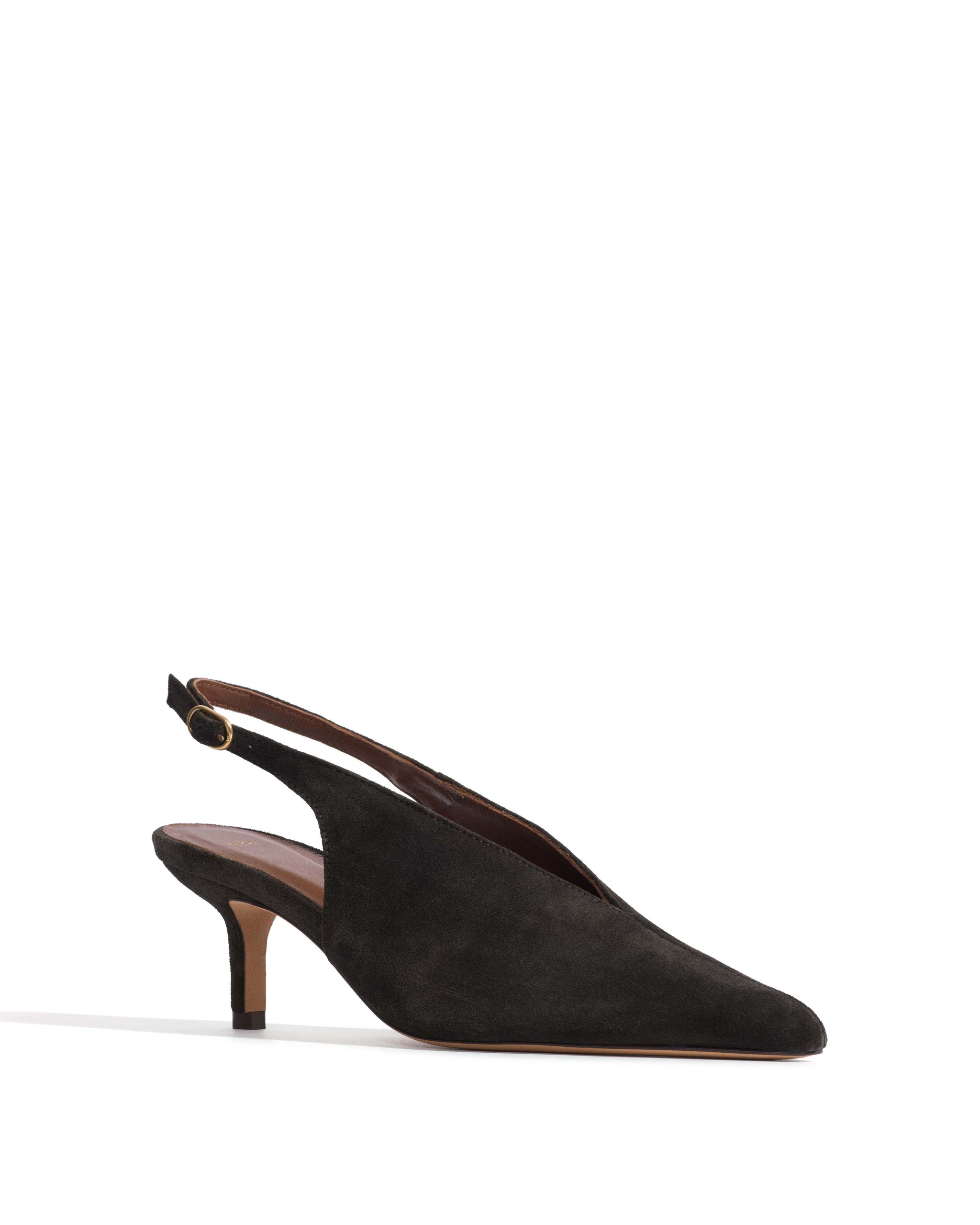 Jilliah 55 Calf suede Espresso brown