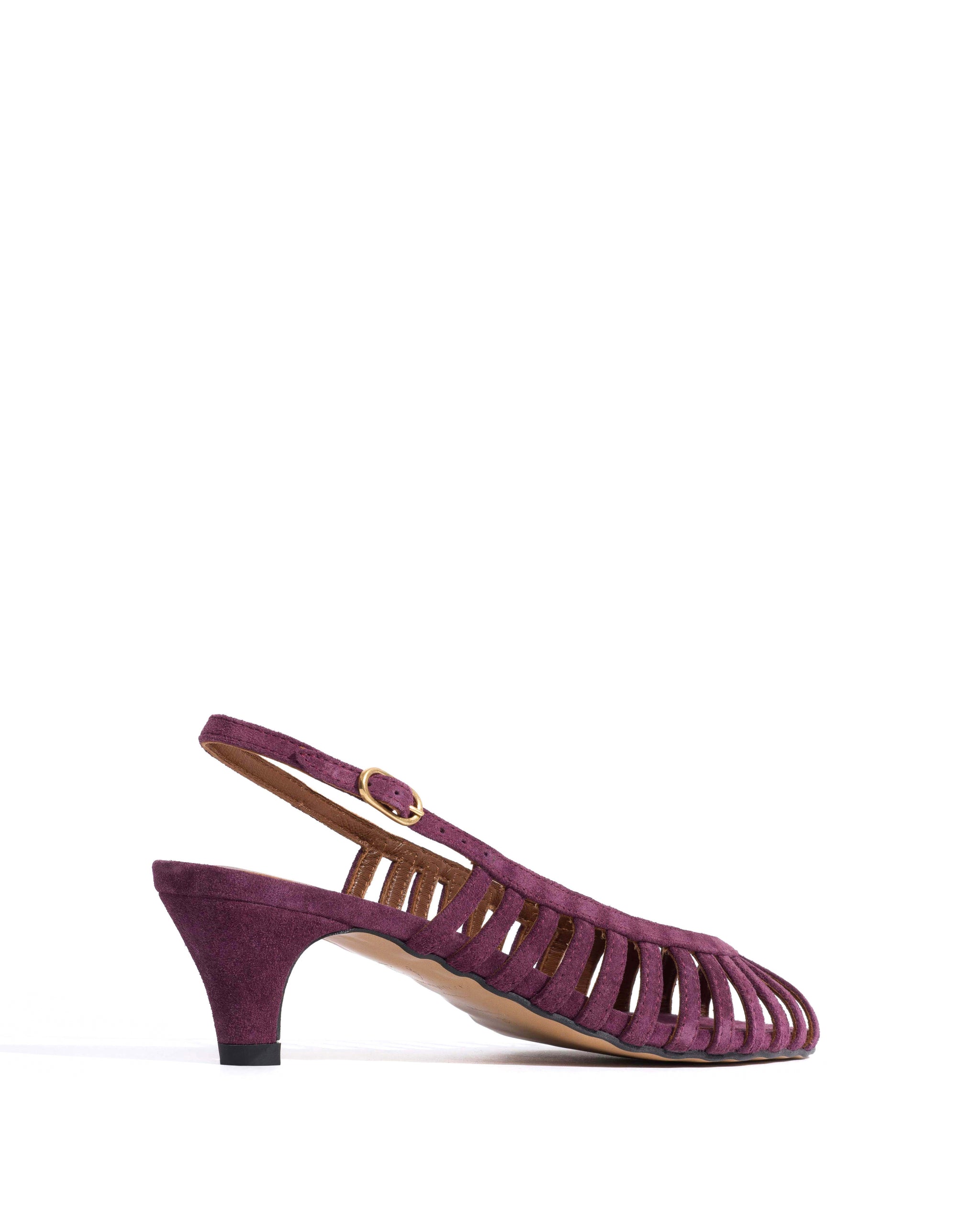 Carminho 40 stiletto Calf suede Fig purple - Anonymous Copenhagen Heels