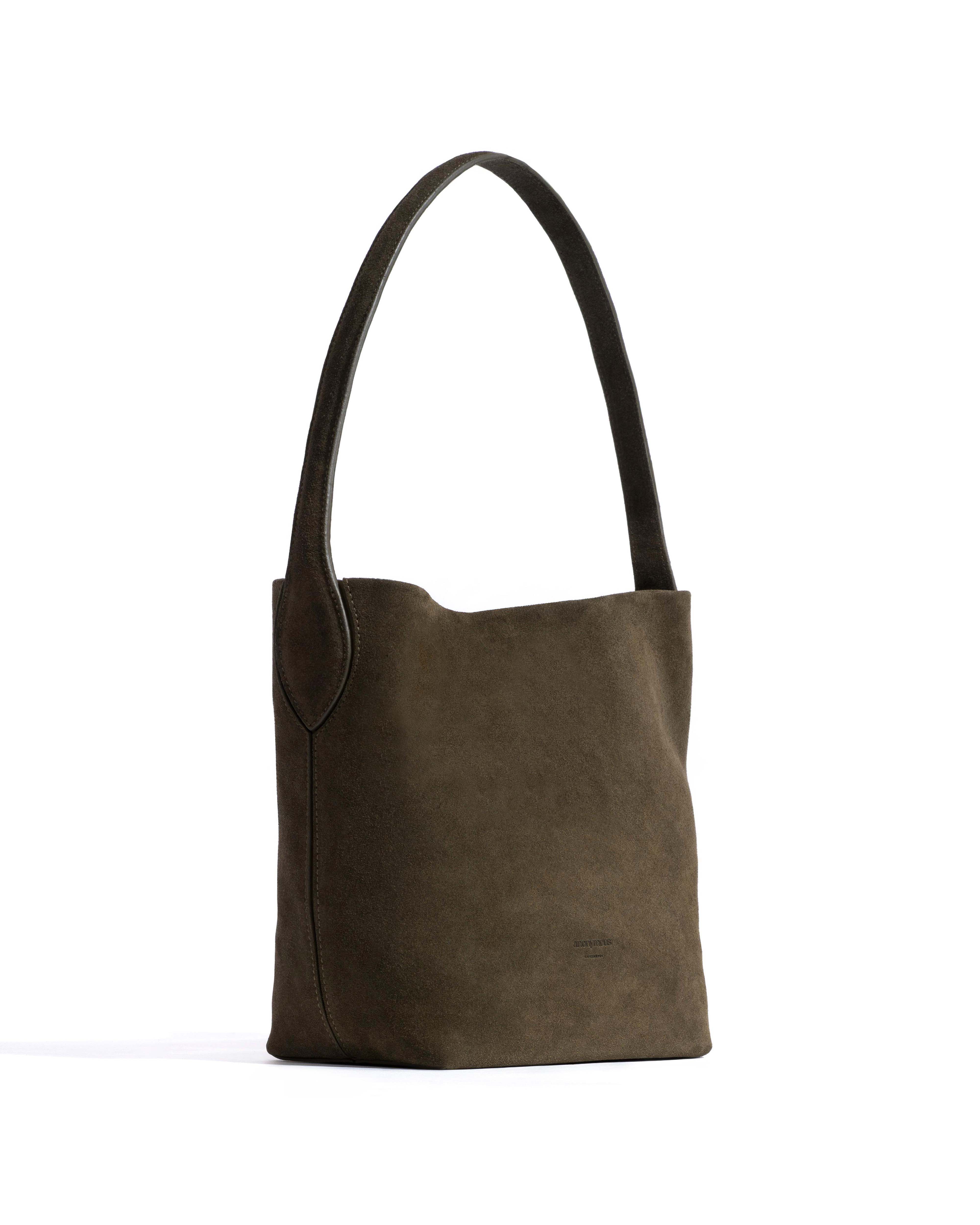 Versa petite bag Calf suede Moss green