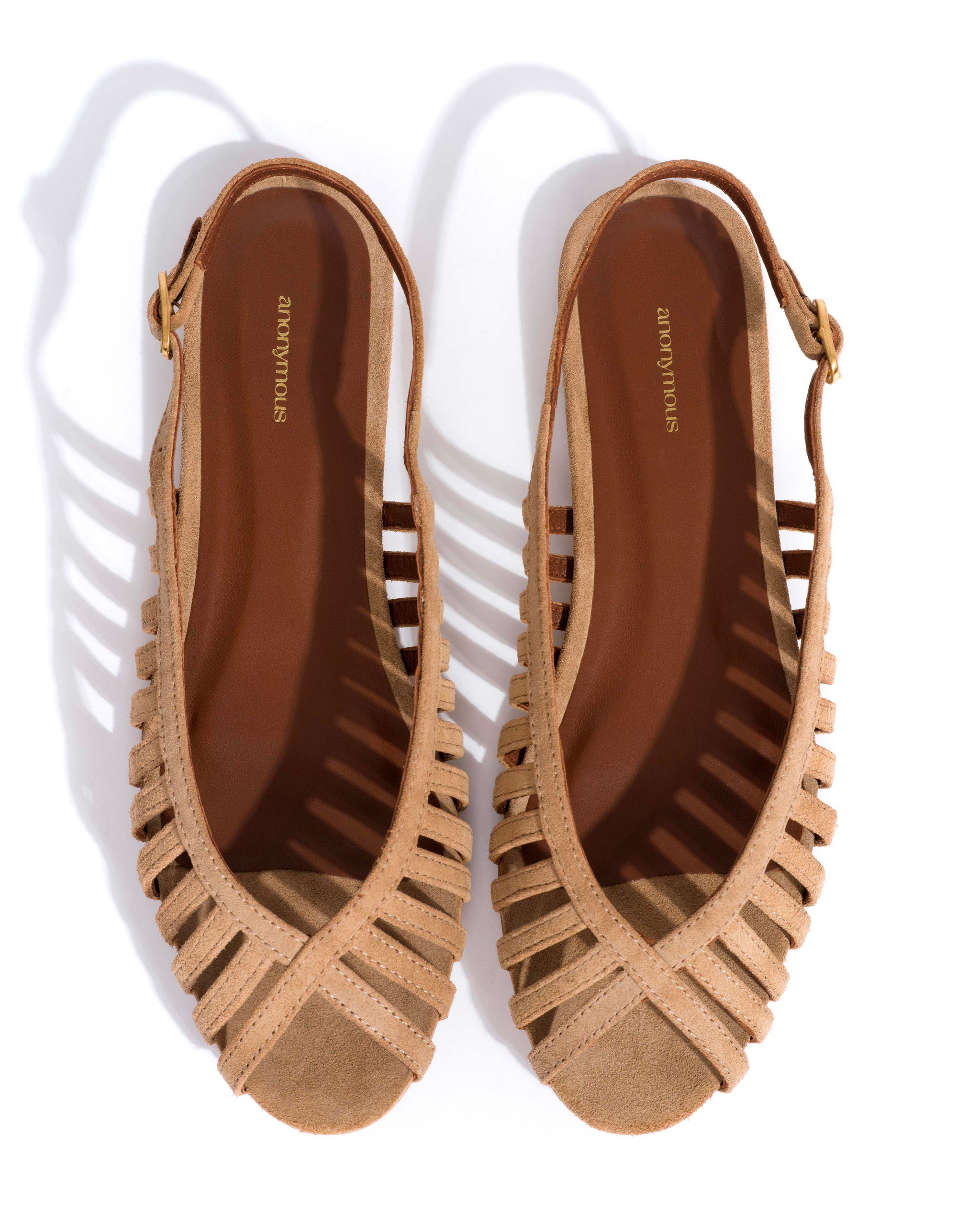 Carminho 10 Calf suede Scirocco - Anonymous Copenhagen Flat sandals