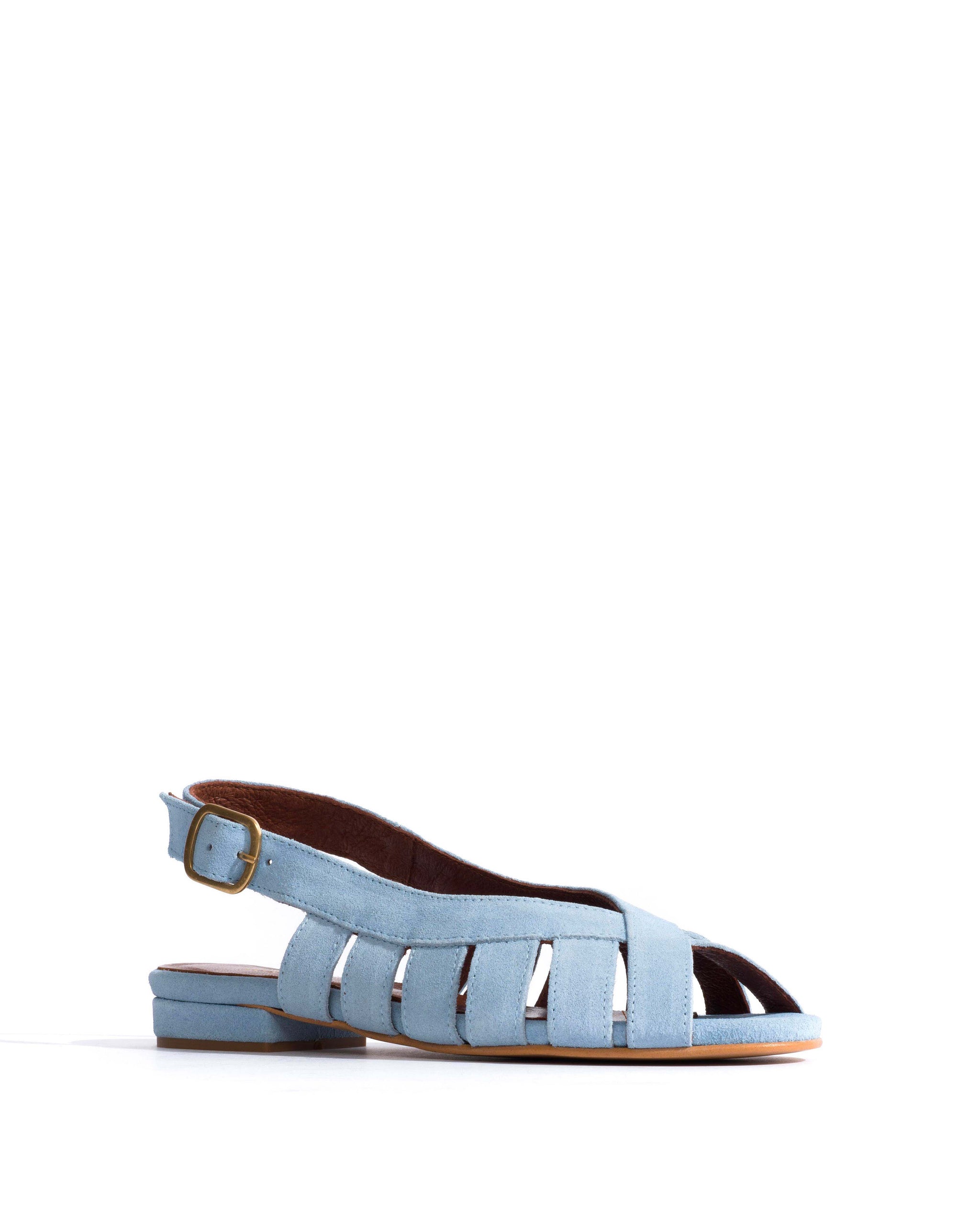 Sophie 20 Calf suede Porcelain blue