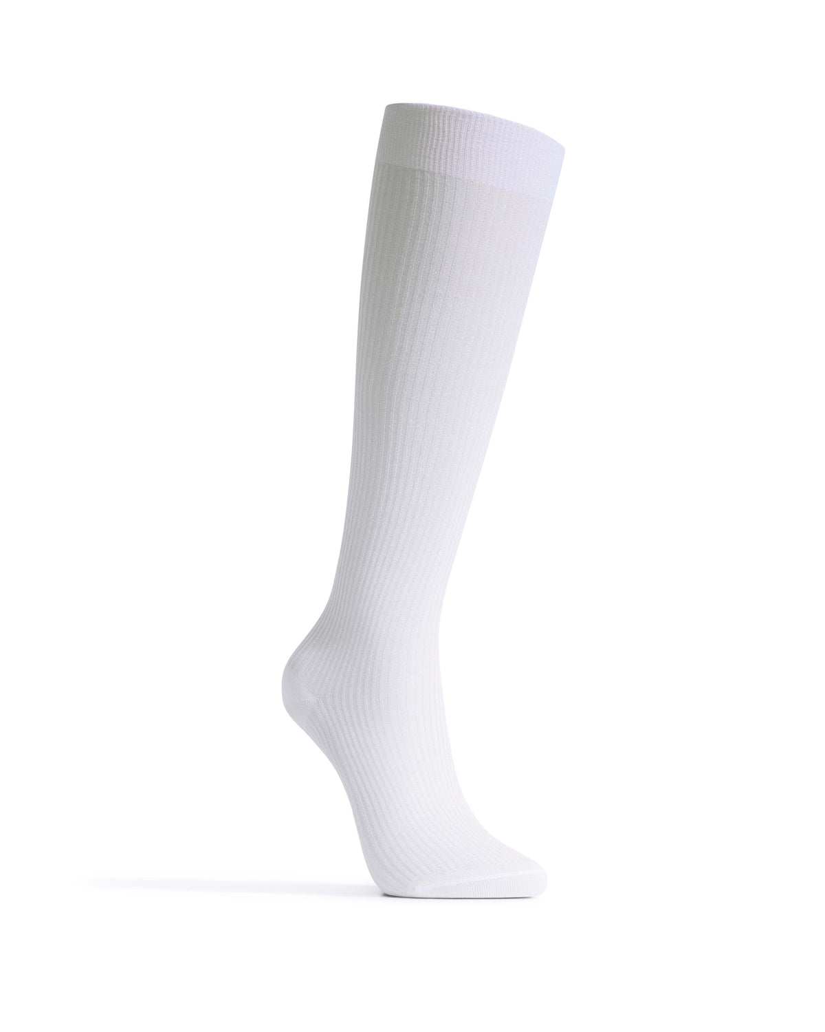 Noa mid calf glitter socks 52% nylon 48% polyester Cream