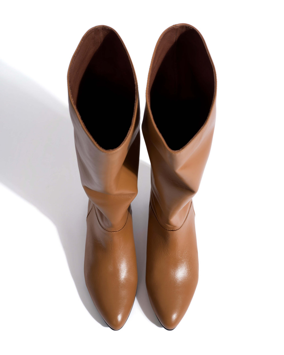 Jasmina 20 Soft calf & suede leather Camel & cinnamon