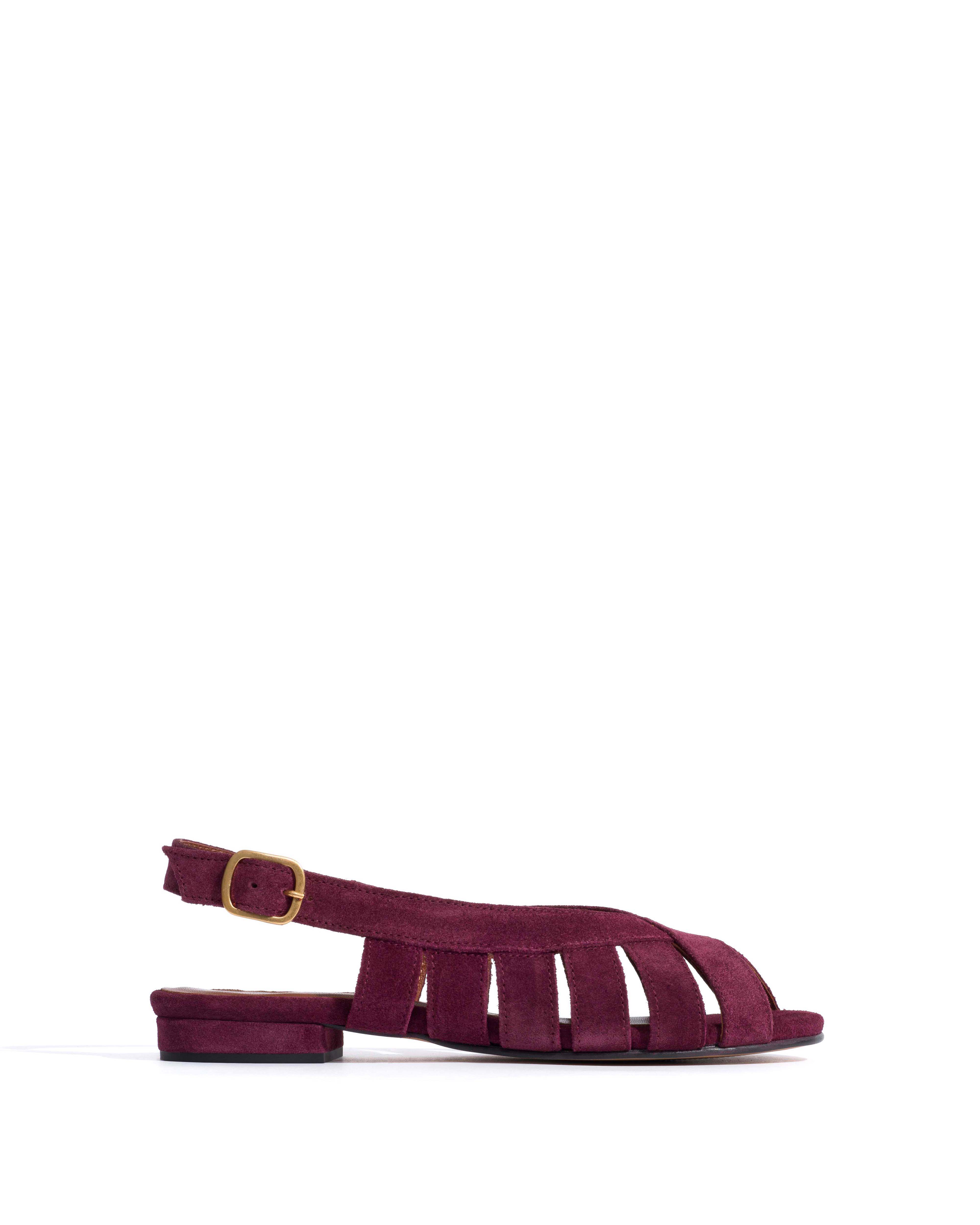 Sophie 20 Calf suede Fig purple